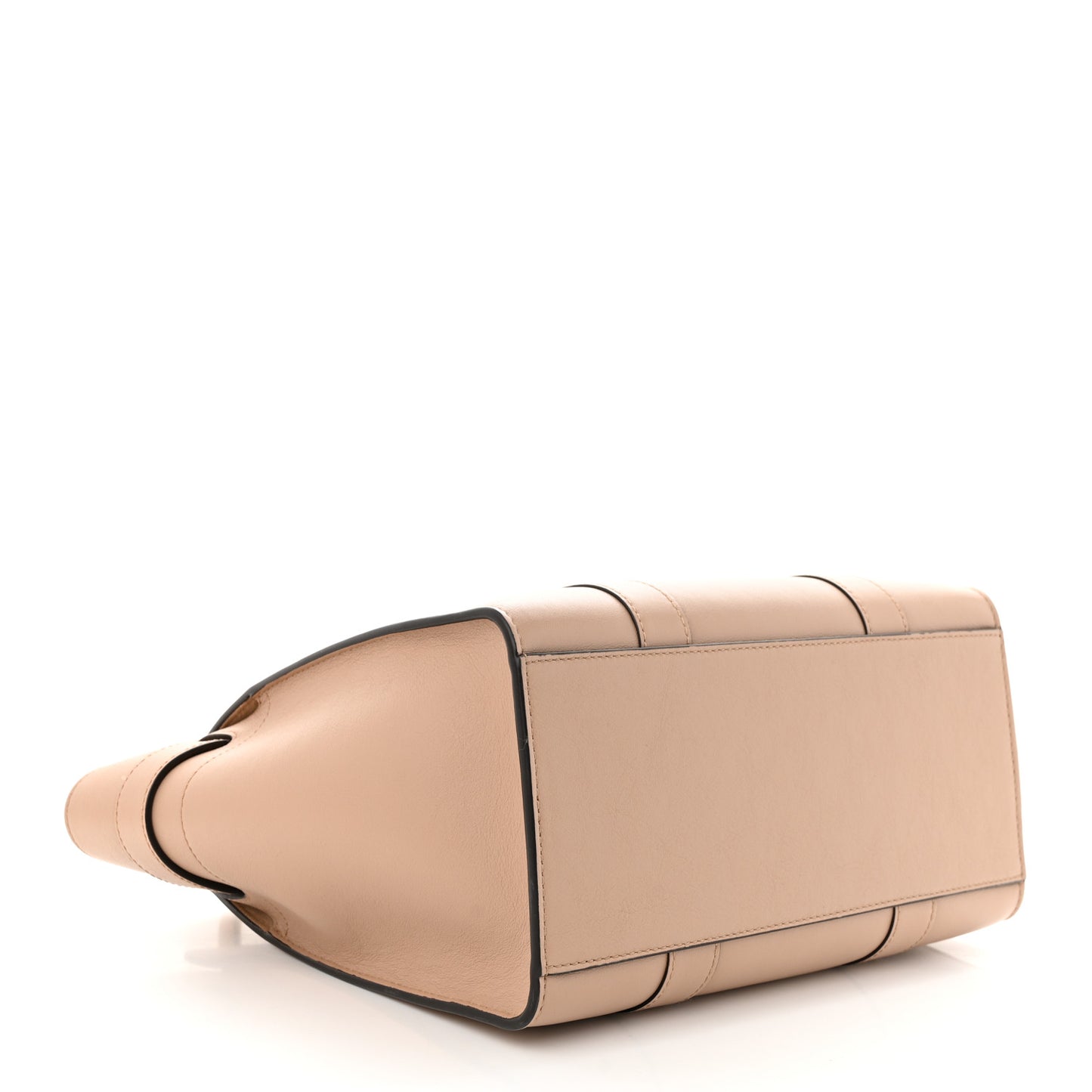 Micro Classic Grain Calfskin Small Bayswater Zip Tote Maple