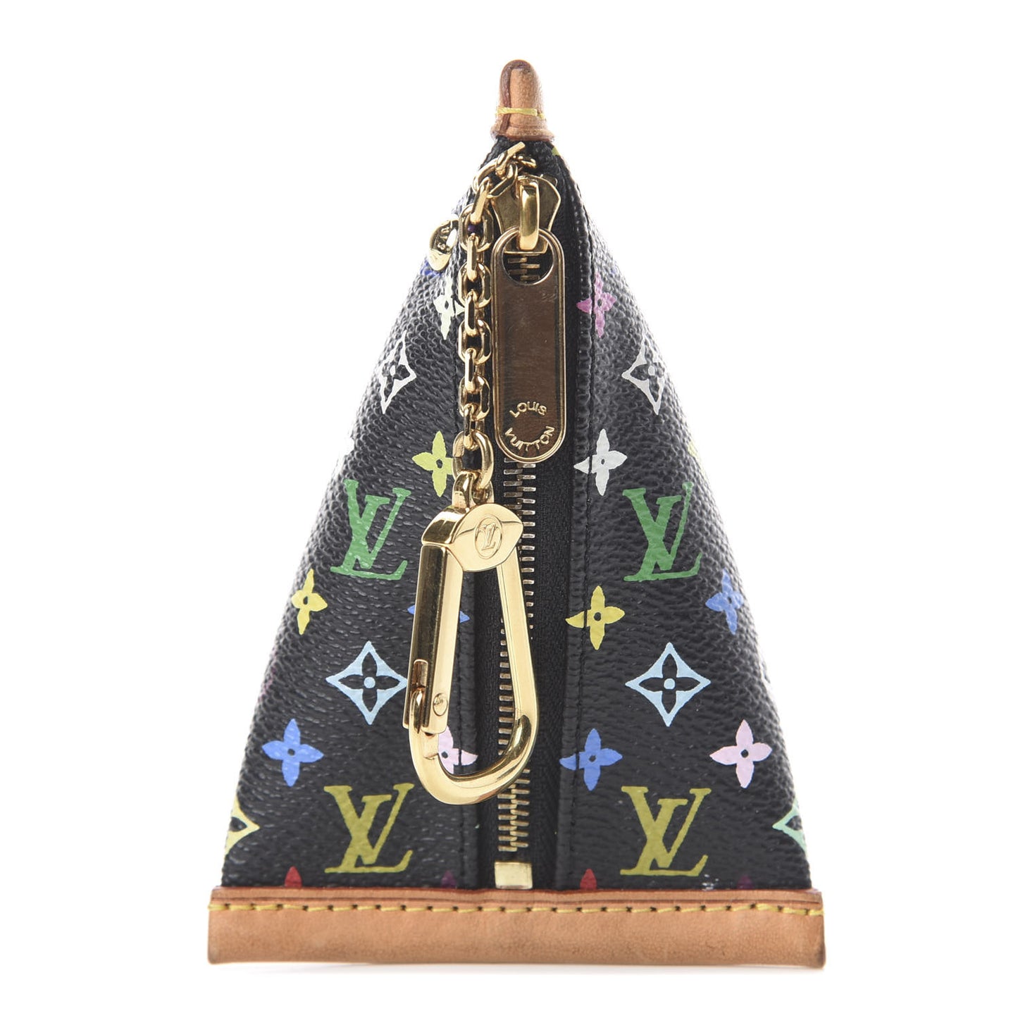 Monogram Multicolor Berlingot Coin Purse Black