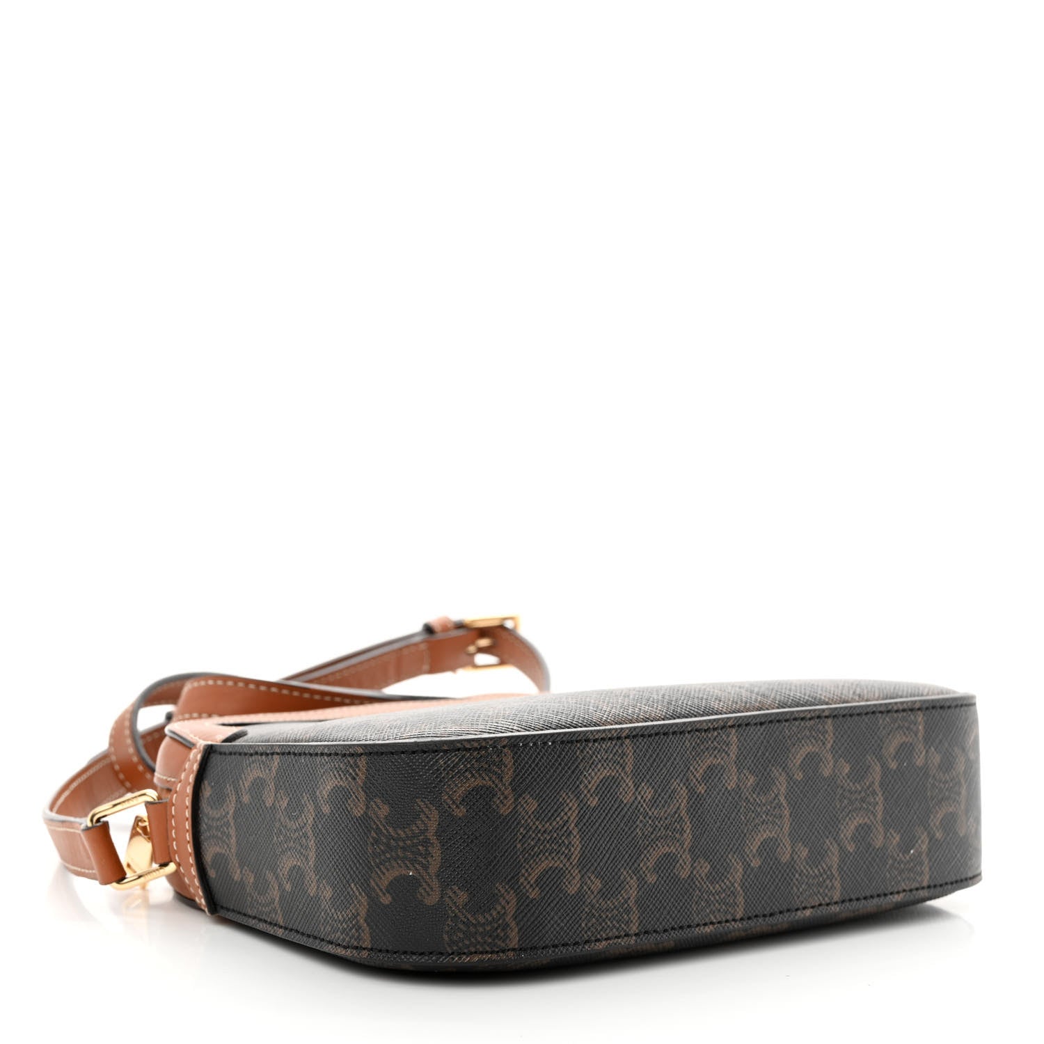 Celine Triomphe Canvas Small Camera Bag Tan 4 of 11
