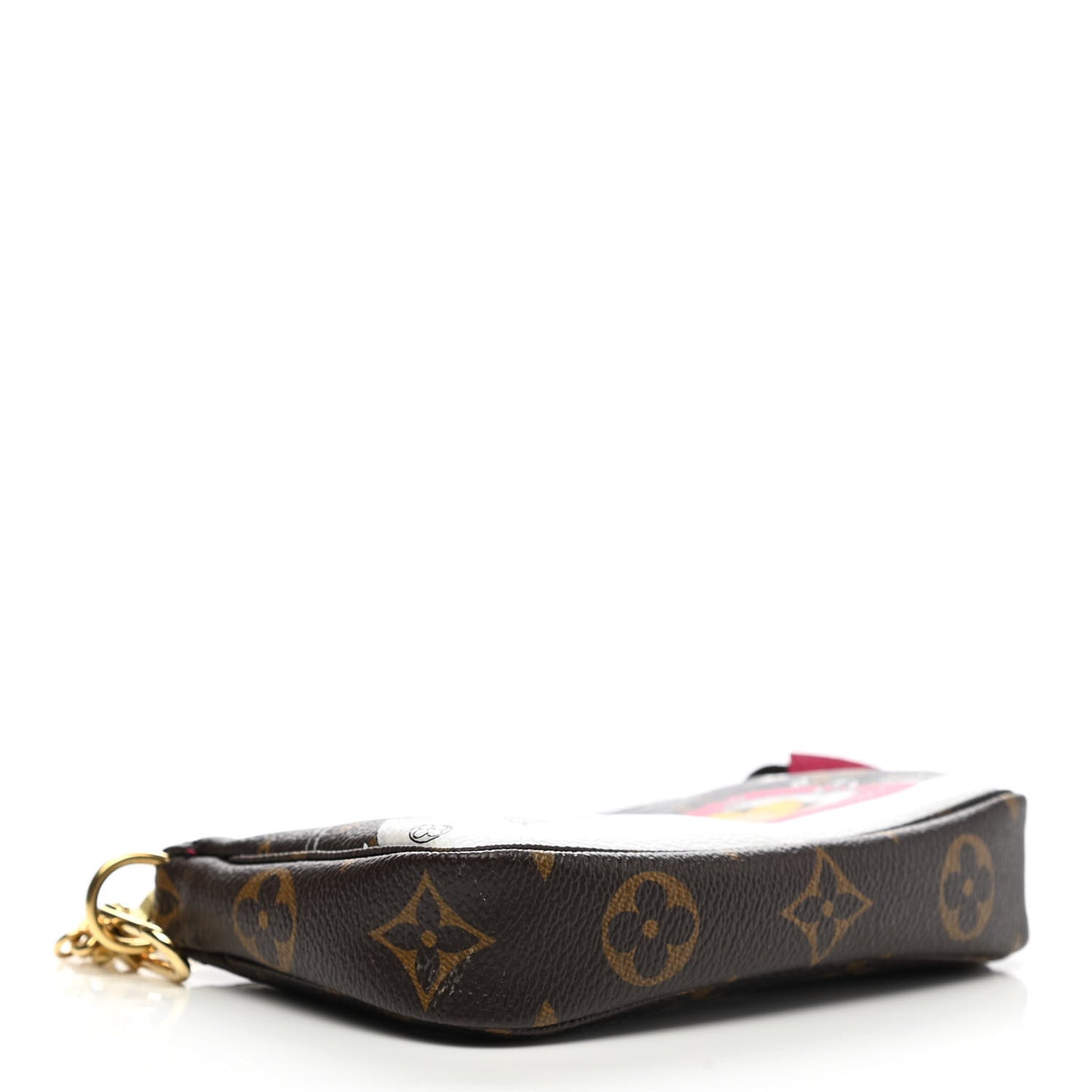 Monogram 2019 Christmas Animation Mini Courchevel Pochette Accessories Fuchsia