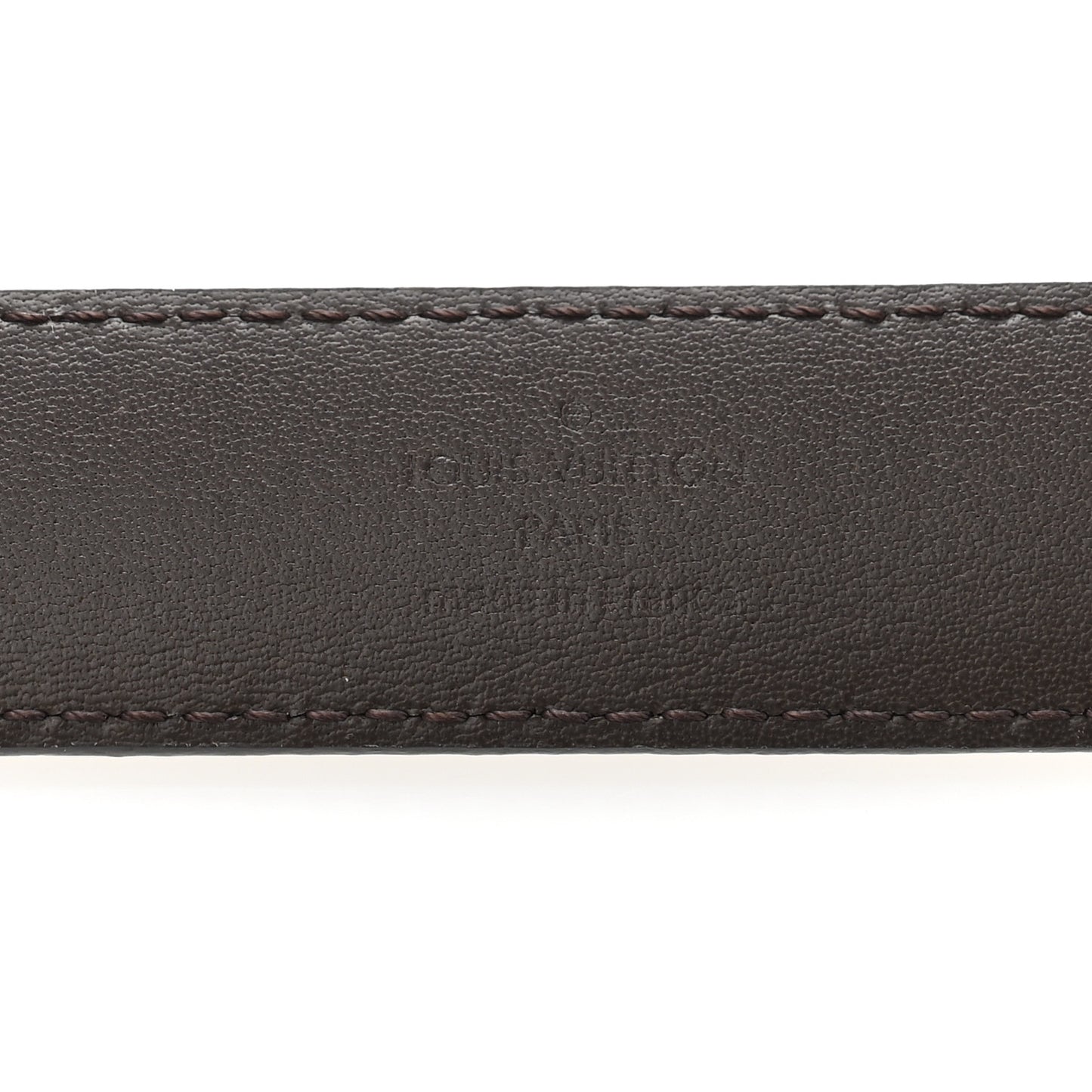 Mini Damier Ebene 25mm LV Initiales Belt 80 32