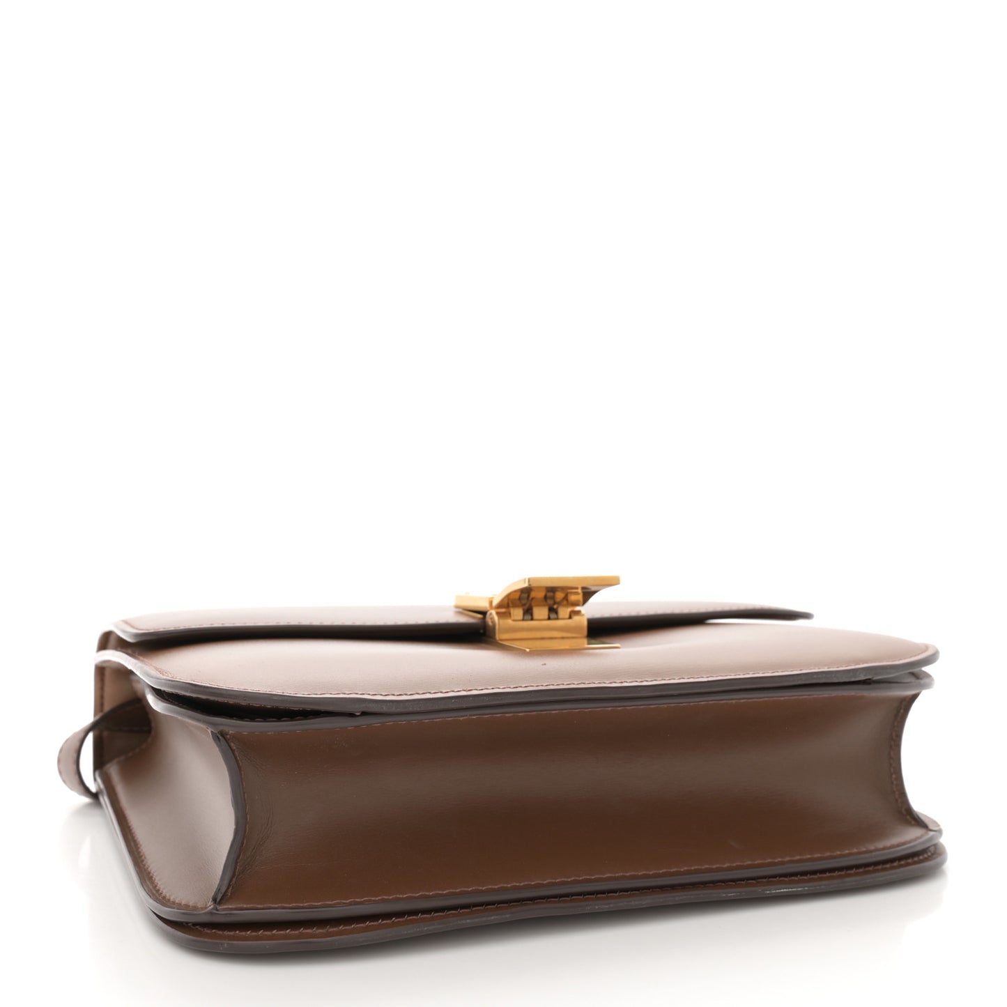 Box Calfskin Medium Classic Box Flap Bag Camel