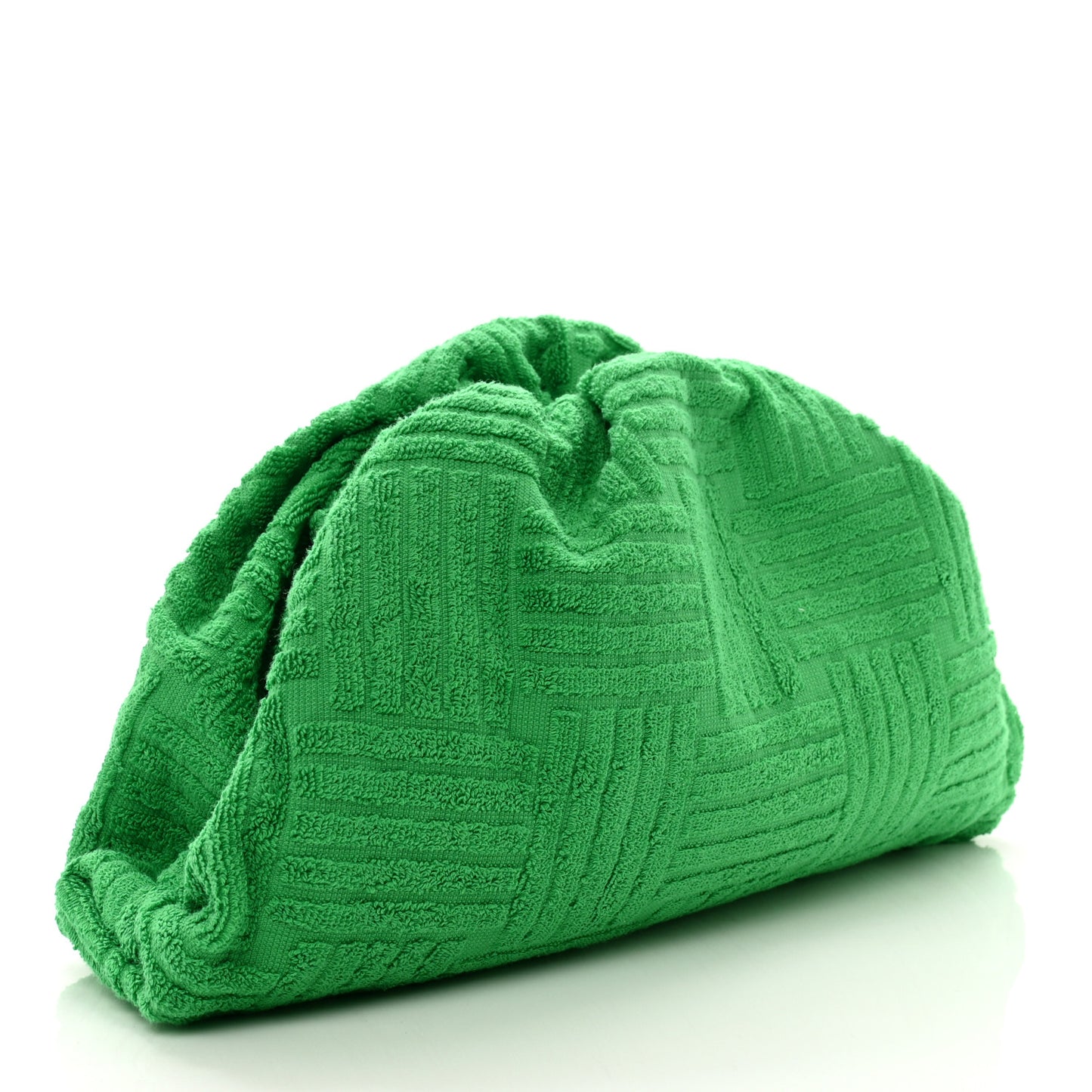 Sponge Fabric The Pouch Oversized Clutch Grass
