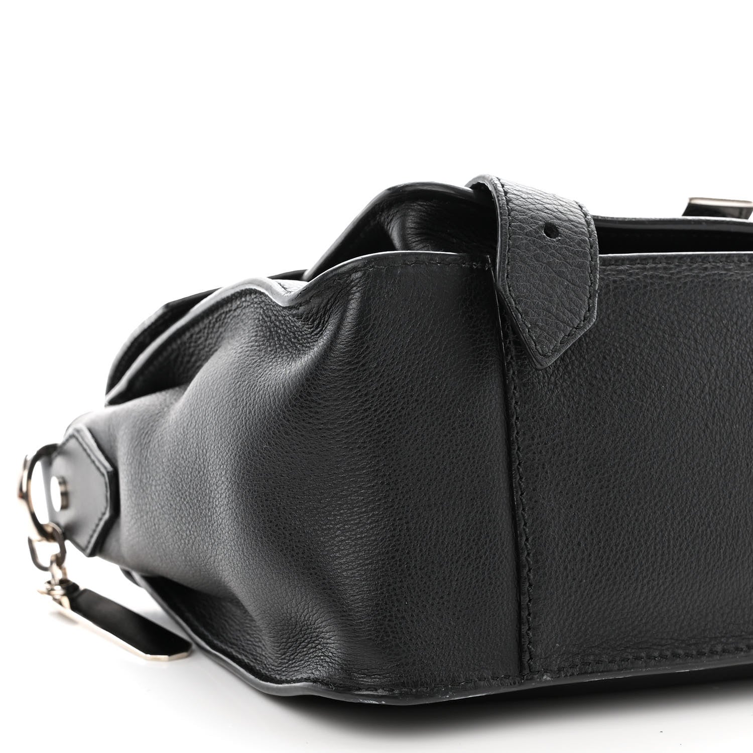 Proenza Schouler Grained Calfskin Tiny PS1 Satchel Black 9 of 11