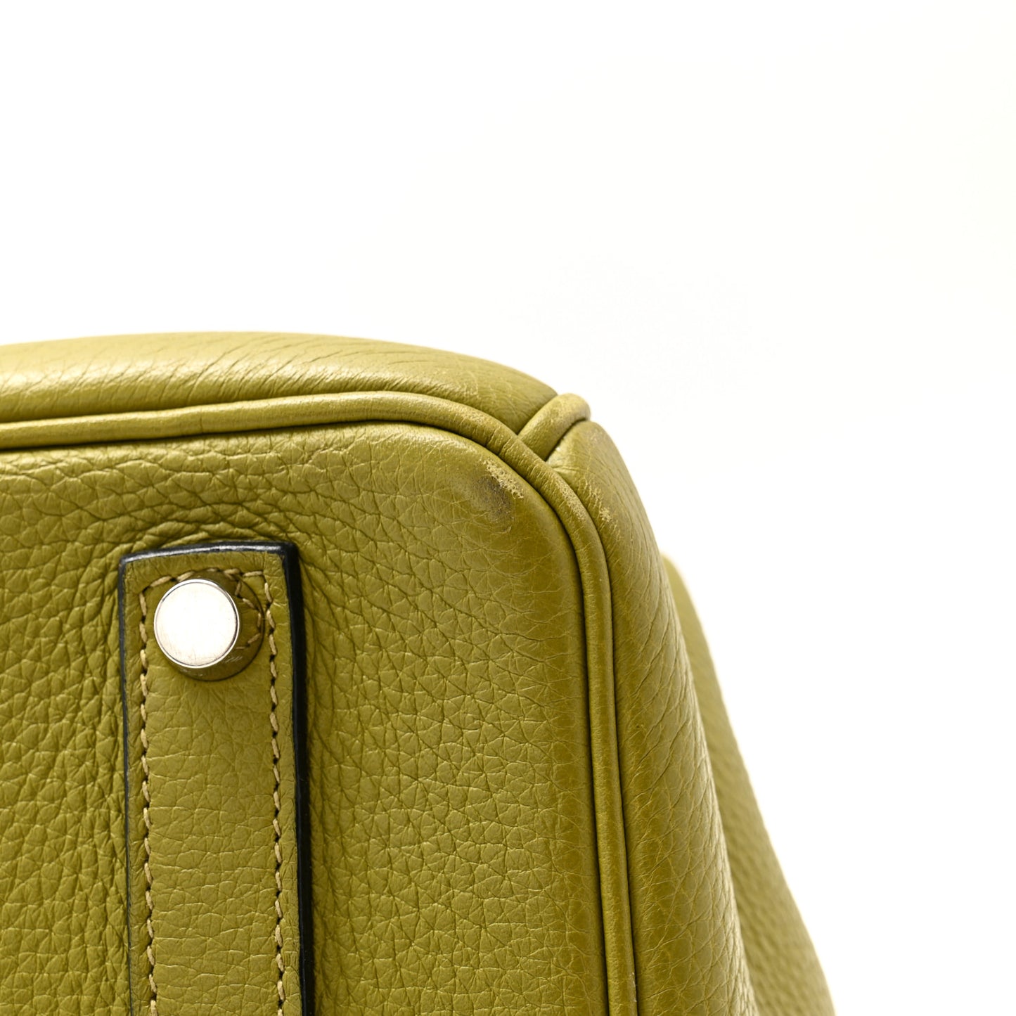 Taurillon Clemence Birkin 35 Vert Chartreuse