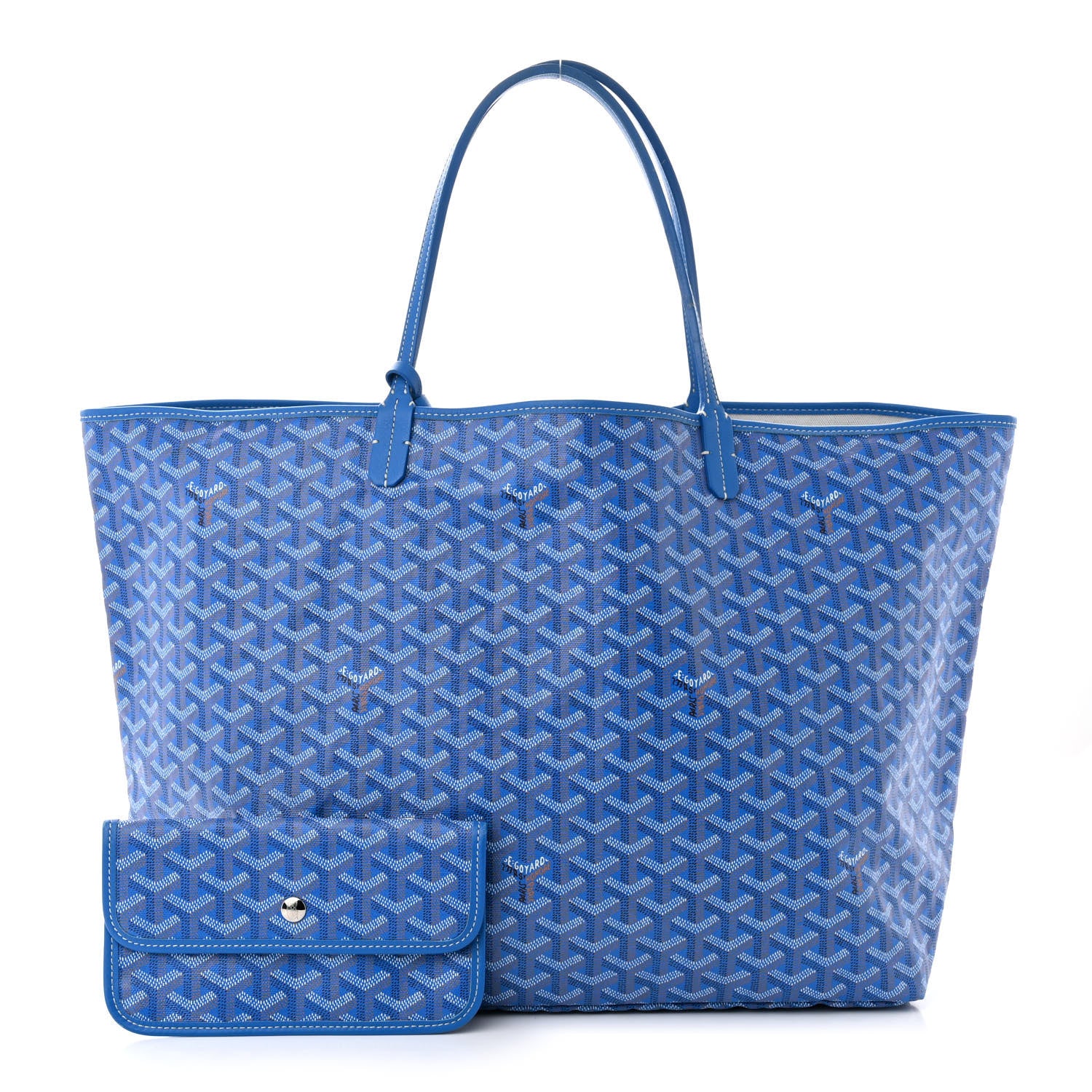 Goyard Goyardine Saint Louis GM Sky Blue 3 of 14