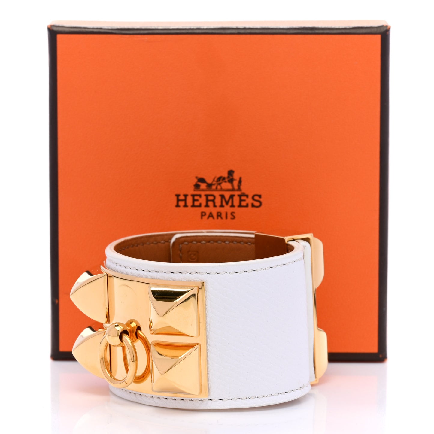 Epsom Collier de Chien CDC Bracelet S White