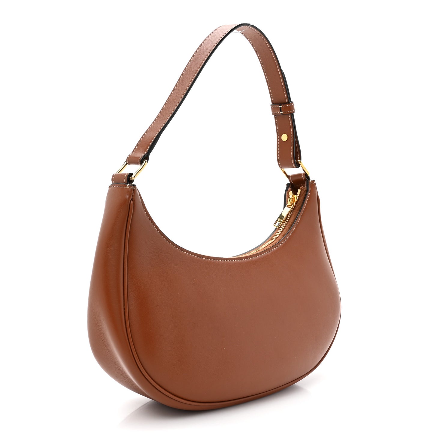Smooth Calfskin Mini Ava Shoulder Bag Tan
