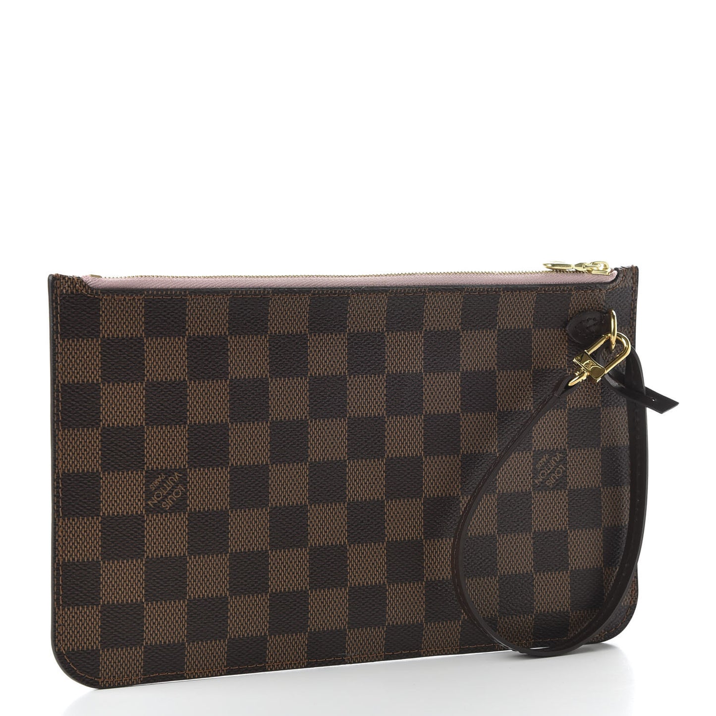 Damier Ebene Neverfull MM GM Pochette Rose Ballerine