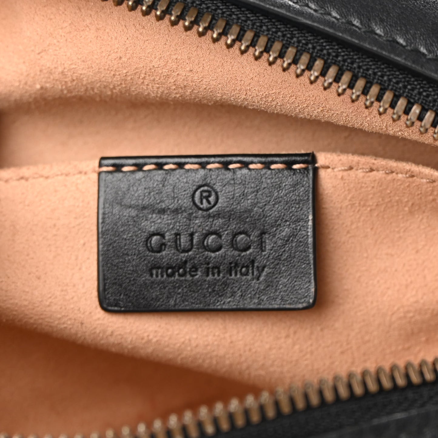 Calfskin Matelasse GG Marmont Belt Bag 85 34 Black