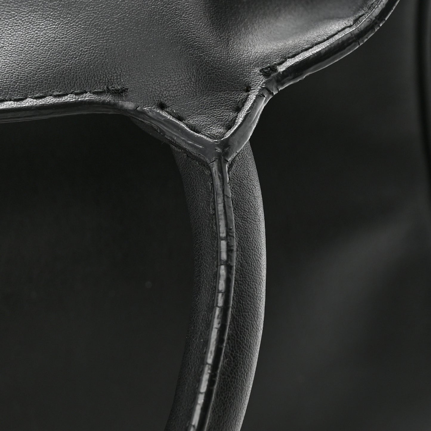 Calfskin Double Handle Small Nolita Satchel Black