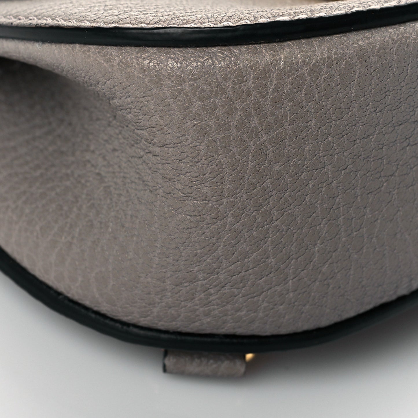 Grained Lambskin Mini Drew Crossbody Backpack Motty Grey