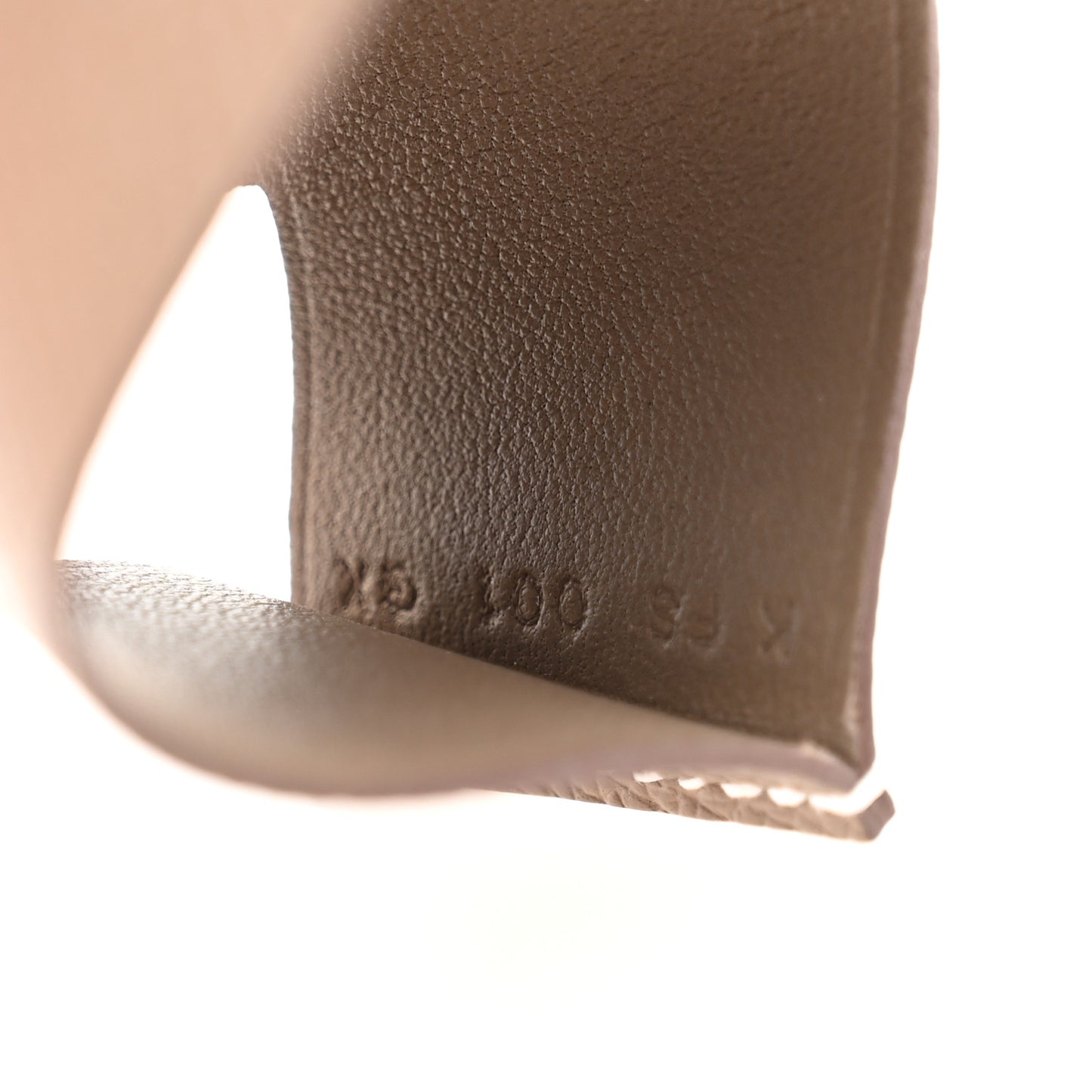 Epsom H Pocket Card Holder Etoupe