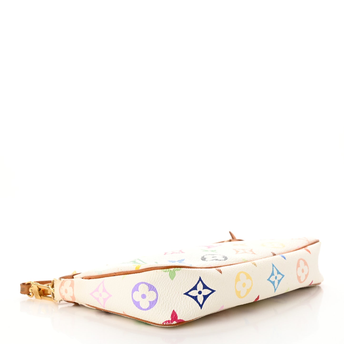 Monogram Multicolor Pochette Accessories White