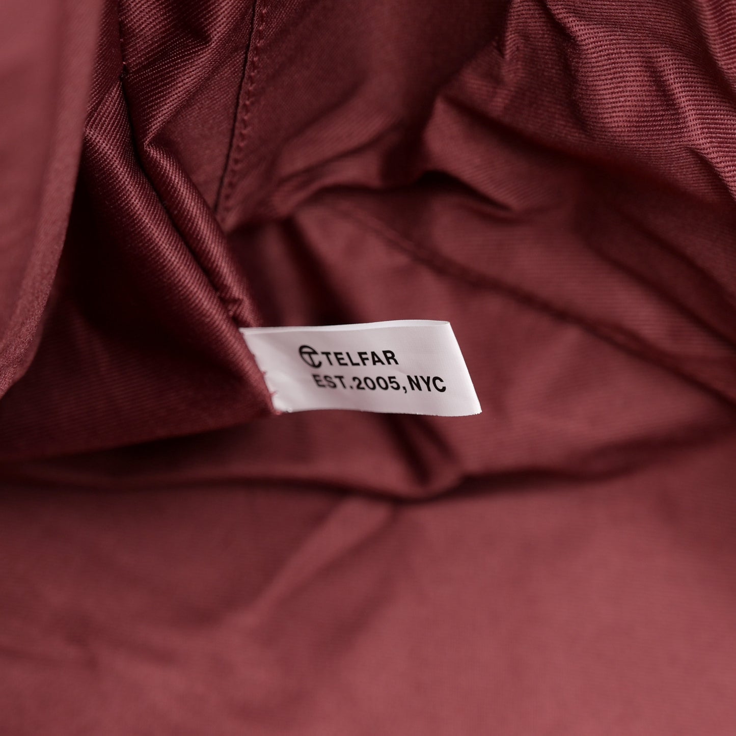 Vegan Leather Large Shopping Bag Oxblood