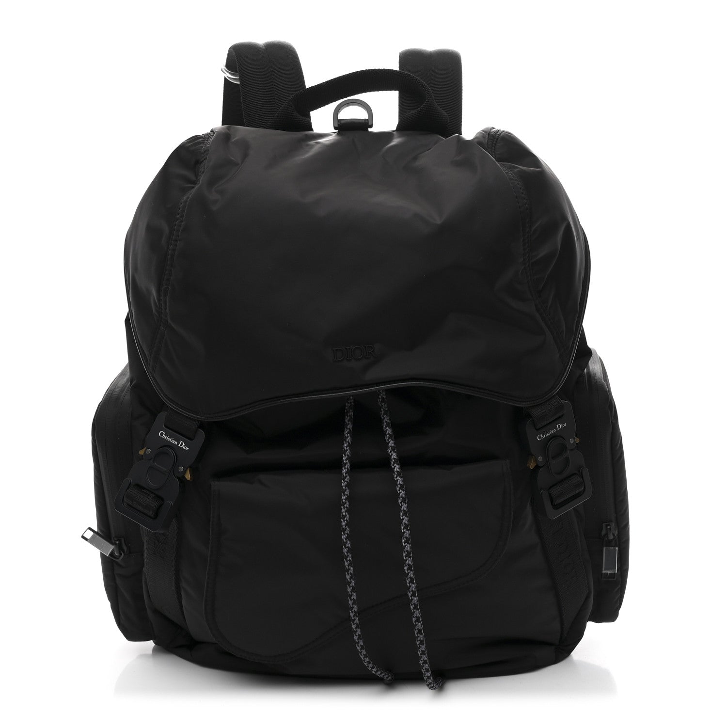 Christian Dior SADDLE ナイロンボディーバッグ Christian Dior Nylon Saddle Backpack Black 1809086 – FASHIONPHILE
