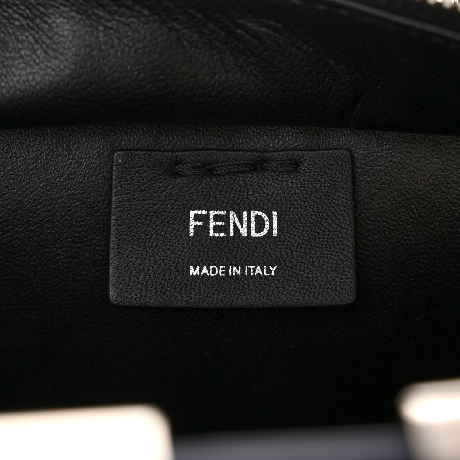 Fendi Vitello Dolce Mini 3Jours Tote Black 6 of 14