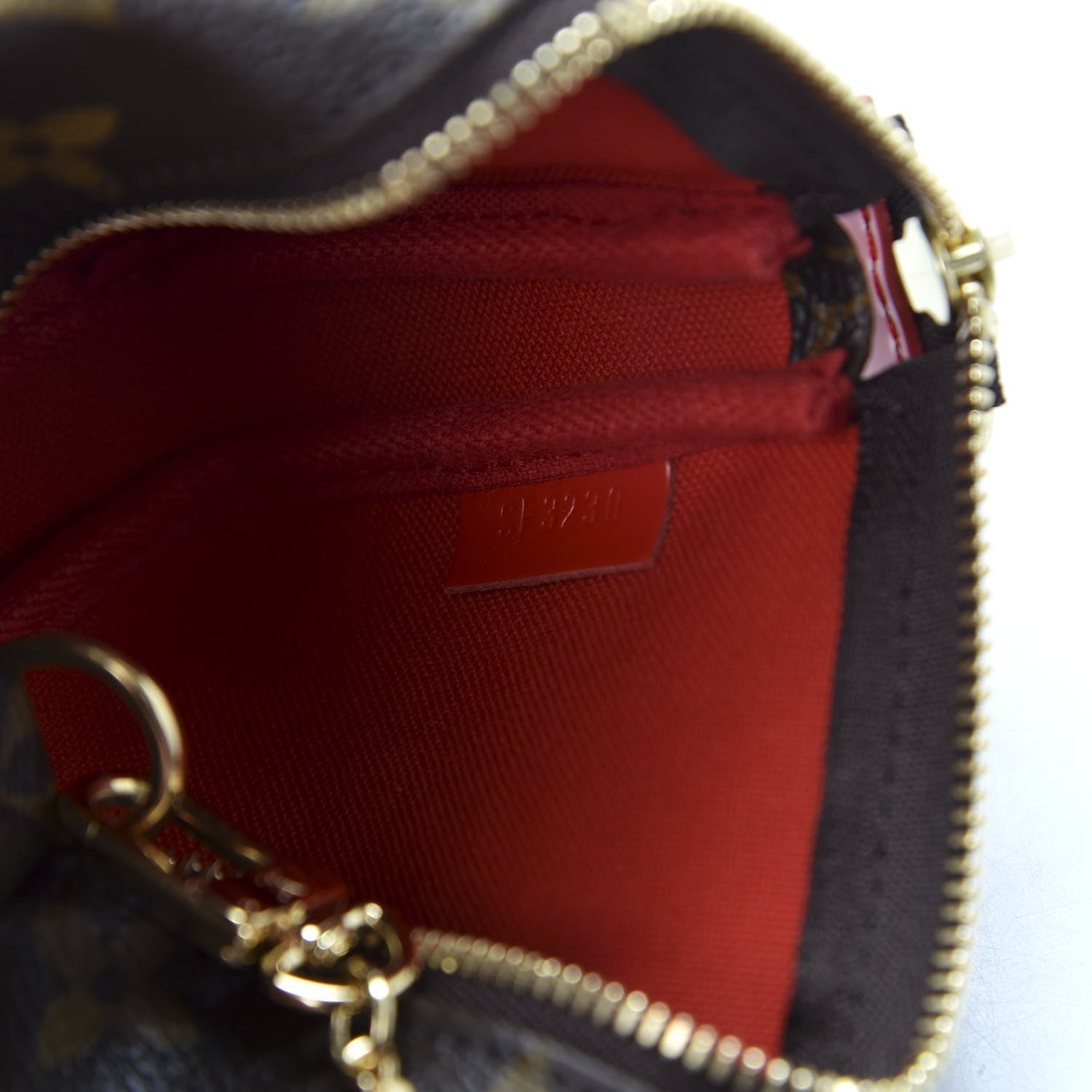 Louis Vuitton Monogram 2020 Christmas Animation Bumper Cars Mini Pochette Accessories Coquelicot 8 of 9