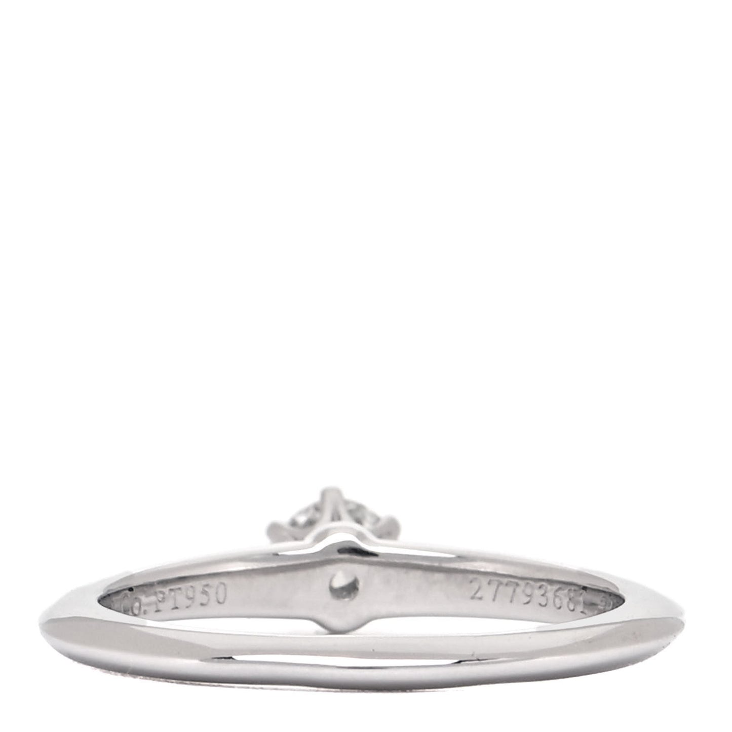 Platinum Diamond .22ct Solitaire Engagement Ring 50 5.5