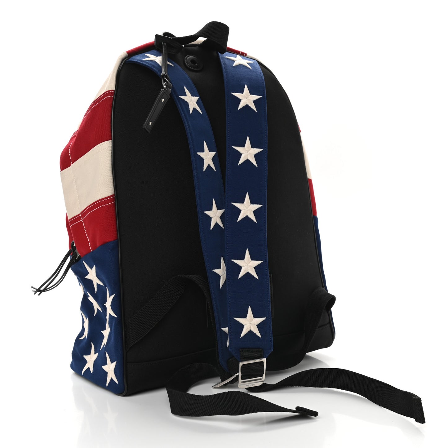 Canvas American Flag Backpack Red White Blue