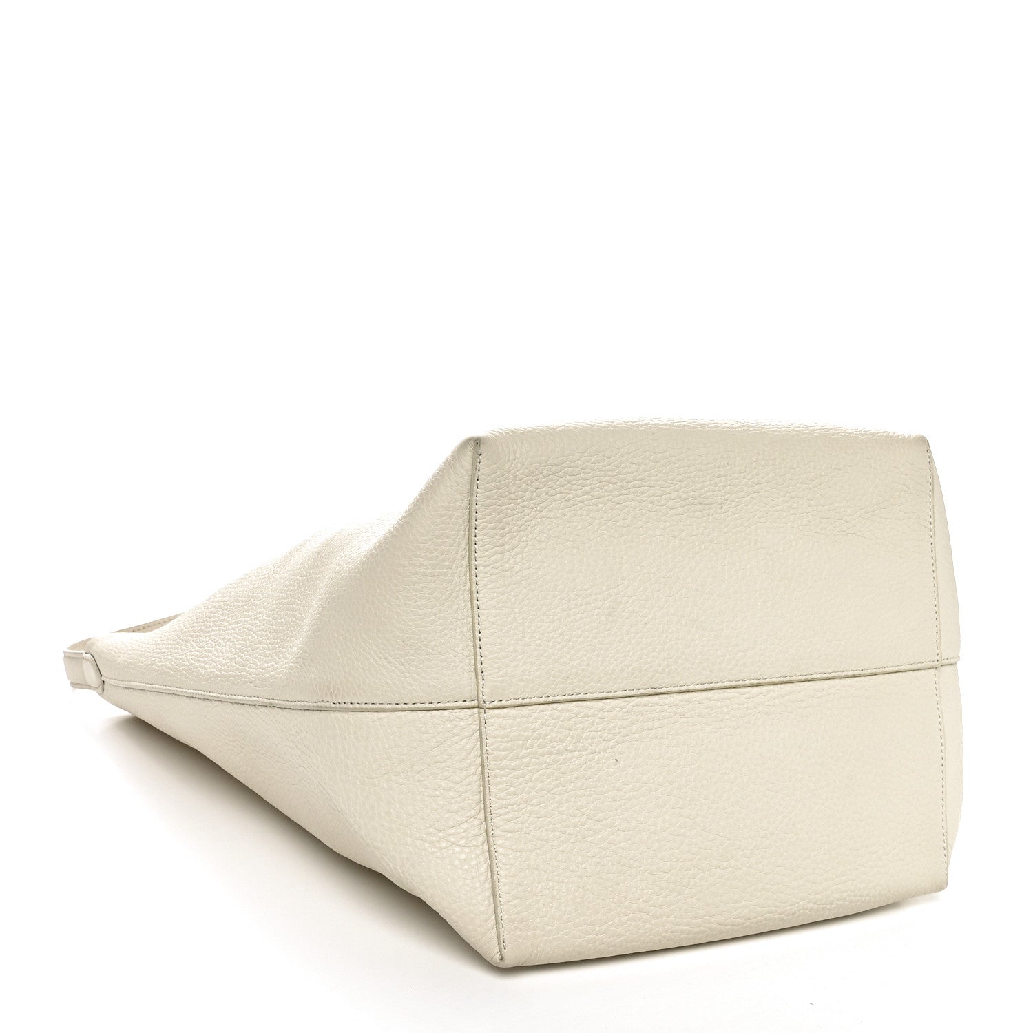 The Row Grained Calfskin Large N/S Park Tote Ivory 4 of 10