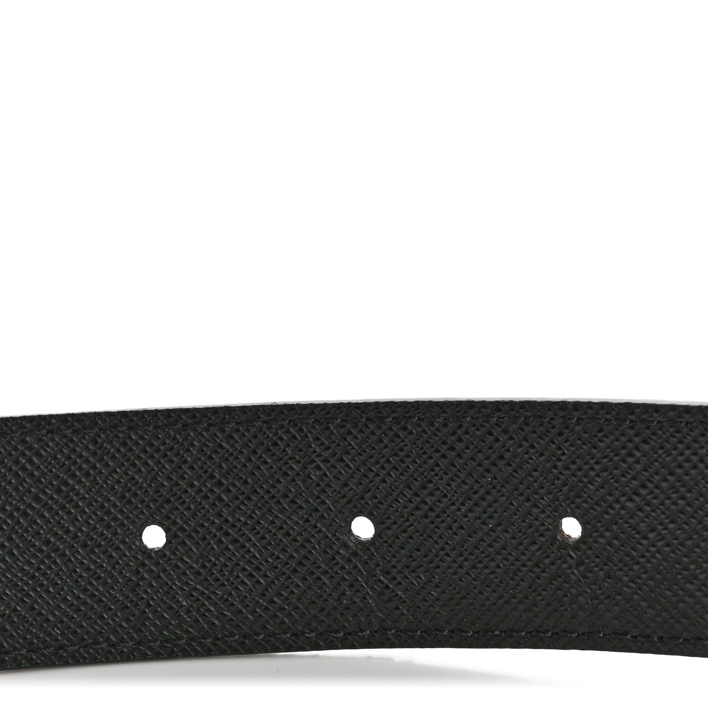 Calfskin Monogram 30mm LV Initiales Reversible Belt 75 30 Black