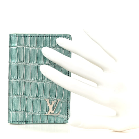 Crocodile Pocket Organizer Bleu Pool