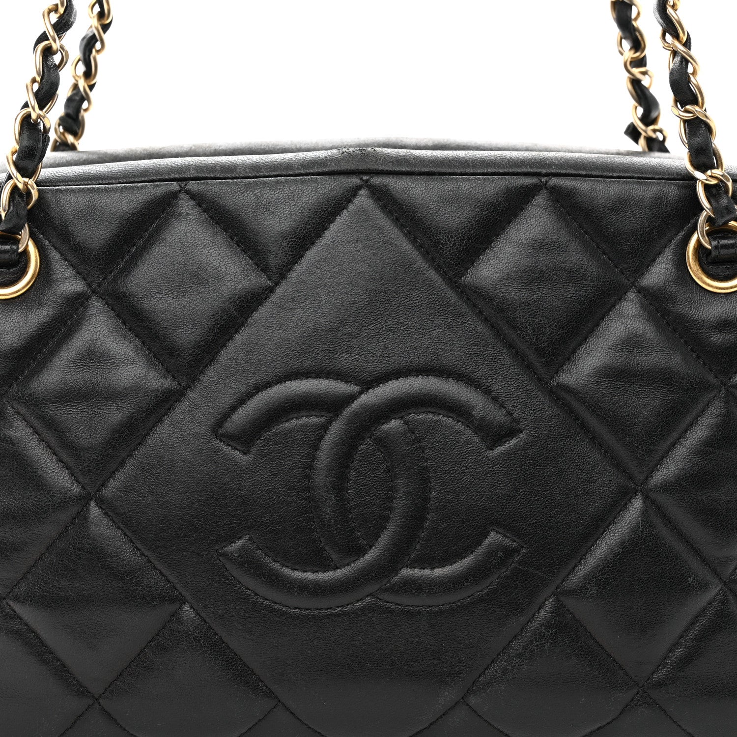 Chanel Calfskin Quilted Small Ballerine Camera Case Black 12 of 13