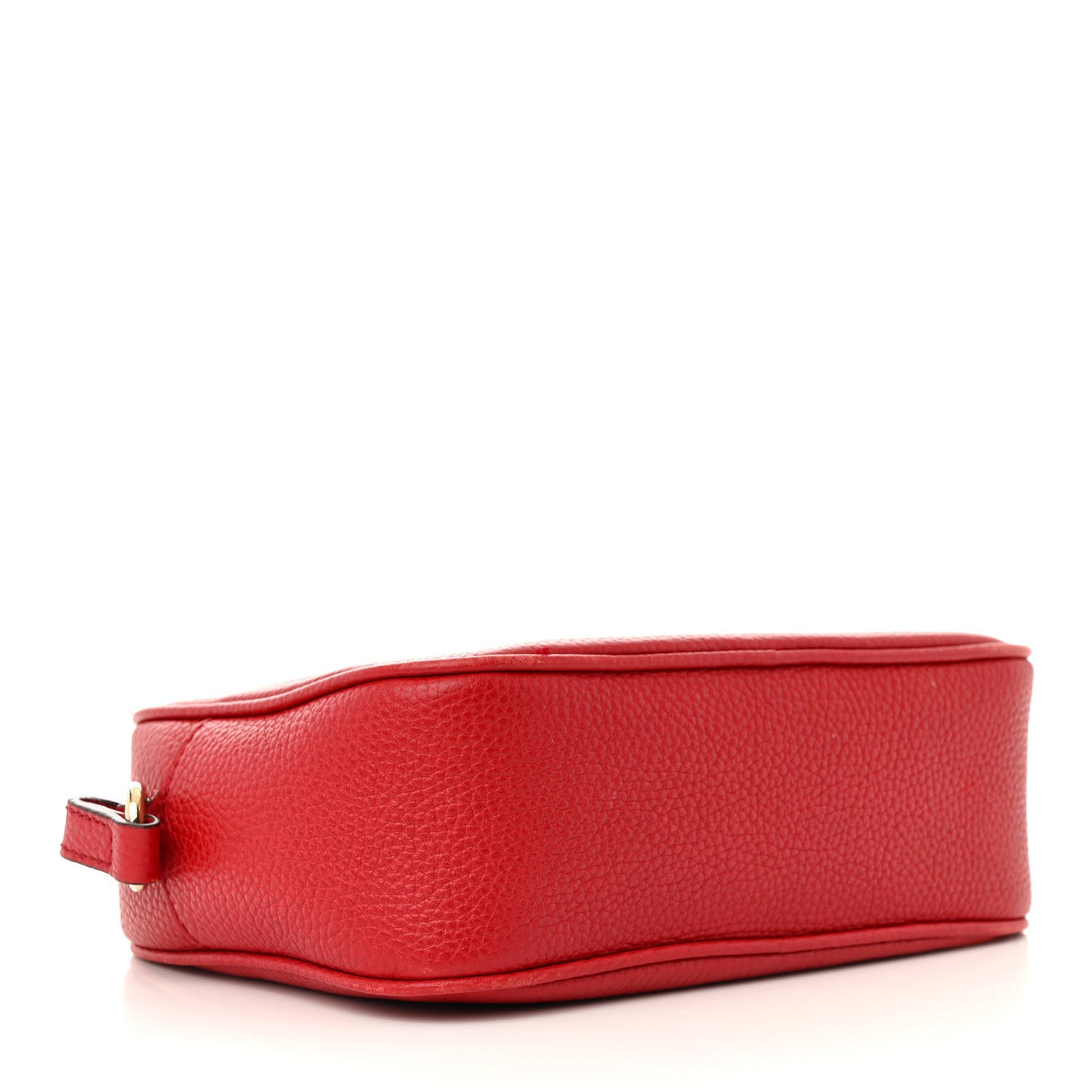Pebbled Calfskin Small Soho Disco Bag Tabasco Red