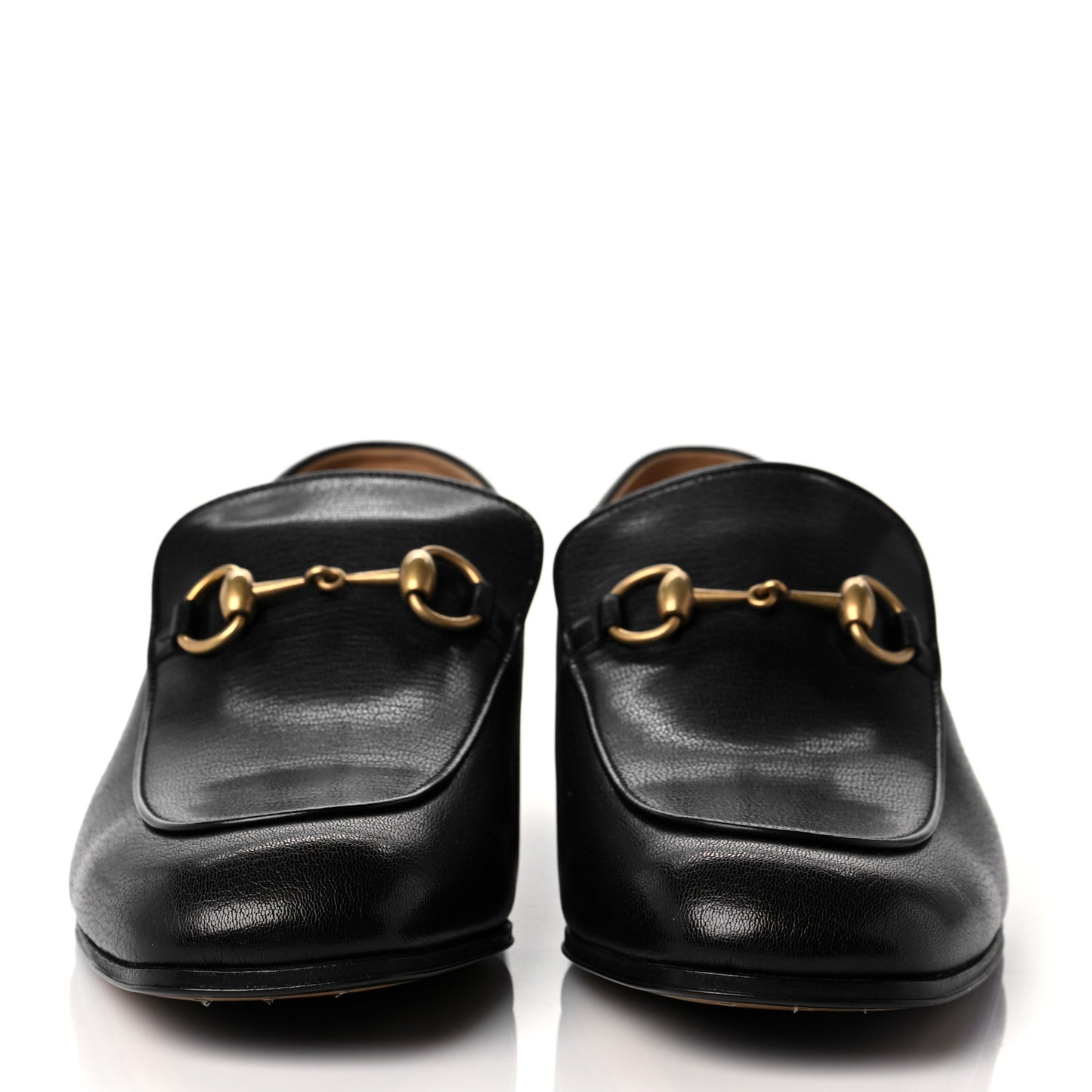 Goatskin Mens Horsebit Loafers 8 Black