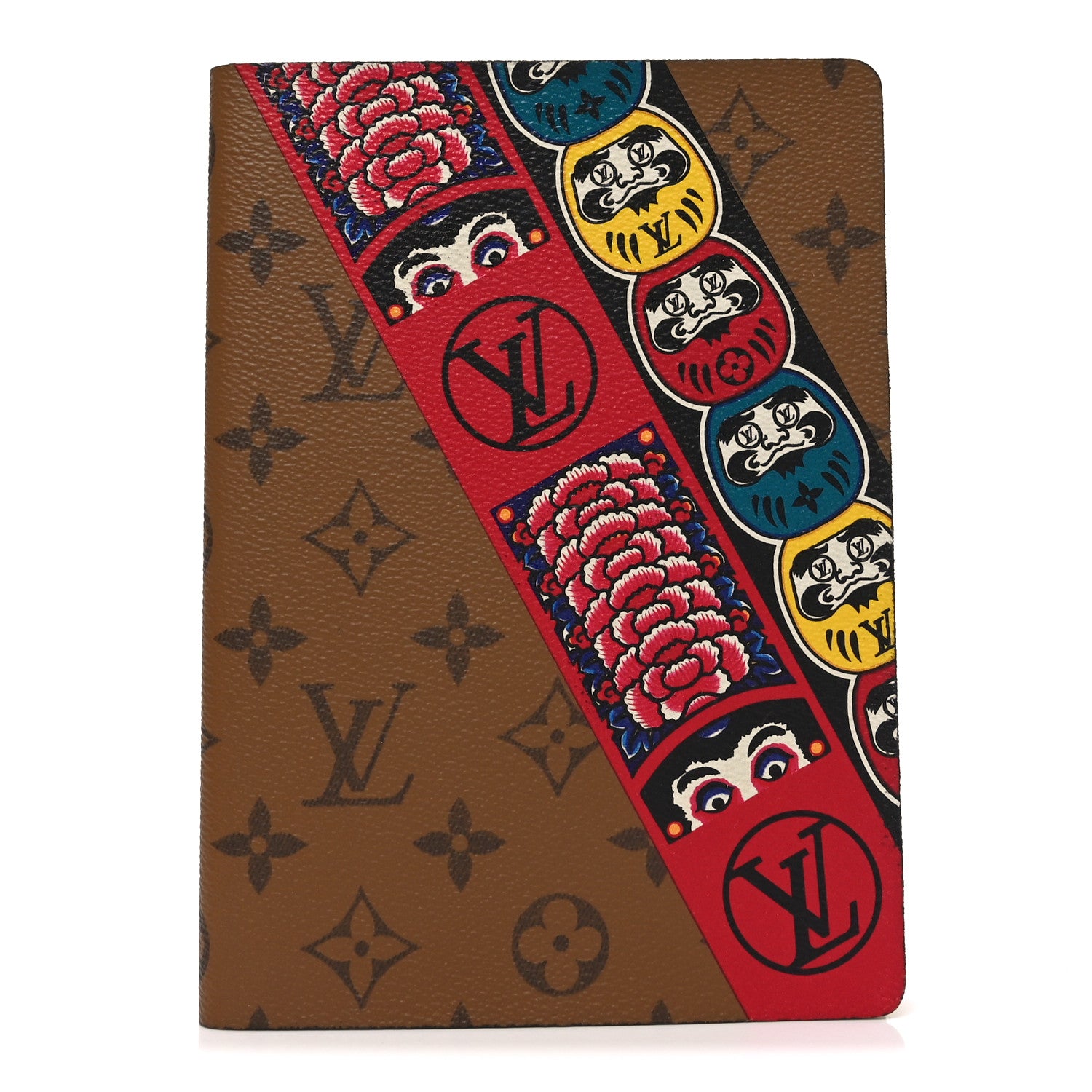 Louis Vuitton Reverse Monogram Kabuki Stickers Clemence Notebook