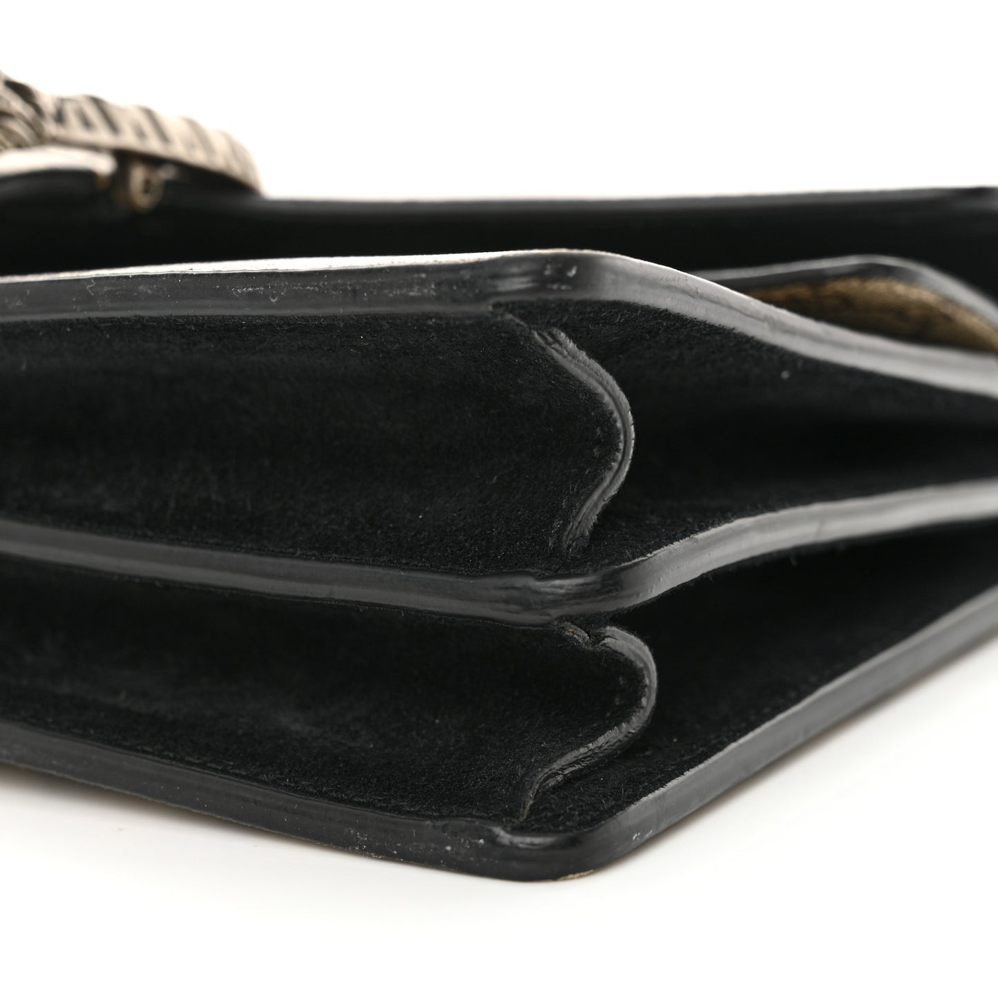 GG Supreme Monogram Small Dionysus Shoulder Bag Black
