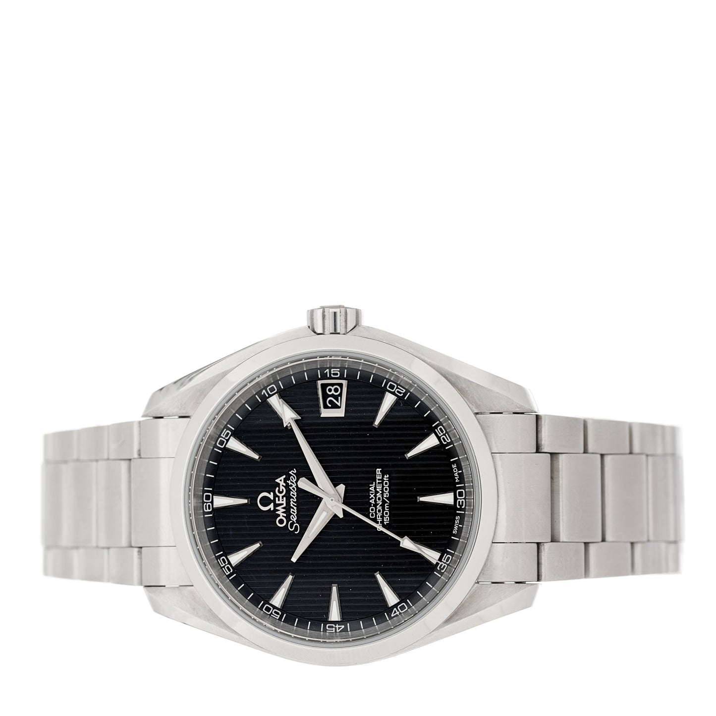 Stainless Steel 38.5mm Seamaster Aqua Terra Master Co-Axial Chronometer Automatic Watch Black 231.10.39.21.01.001