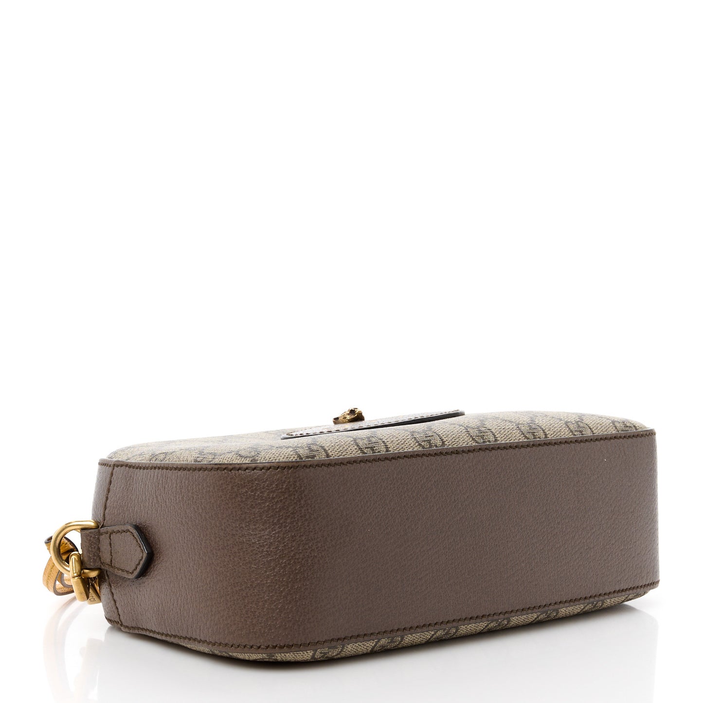 GG Supreme Monogram Web Neo Vintage Shoulder Bag Beige New Acero Crop
