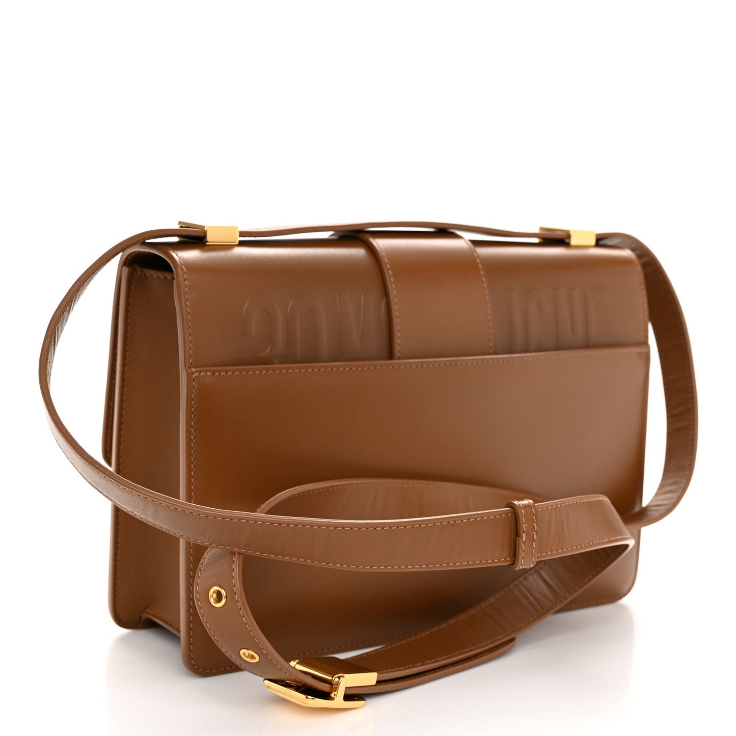 Smooth Calfskin 30 Montaigne Flap Bag Brown