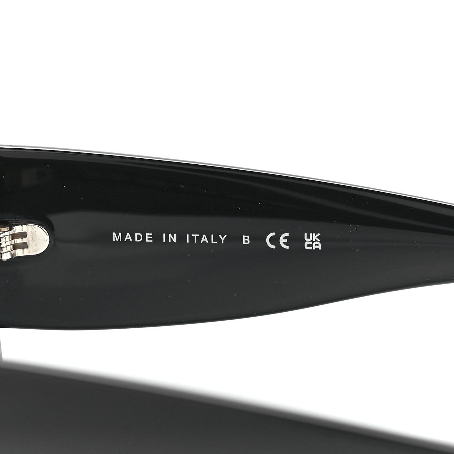 Acetate Rectangle Sunglasses 5435 Black