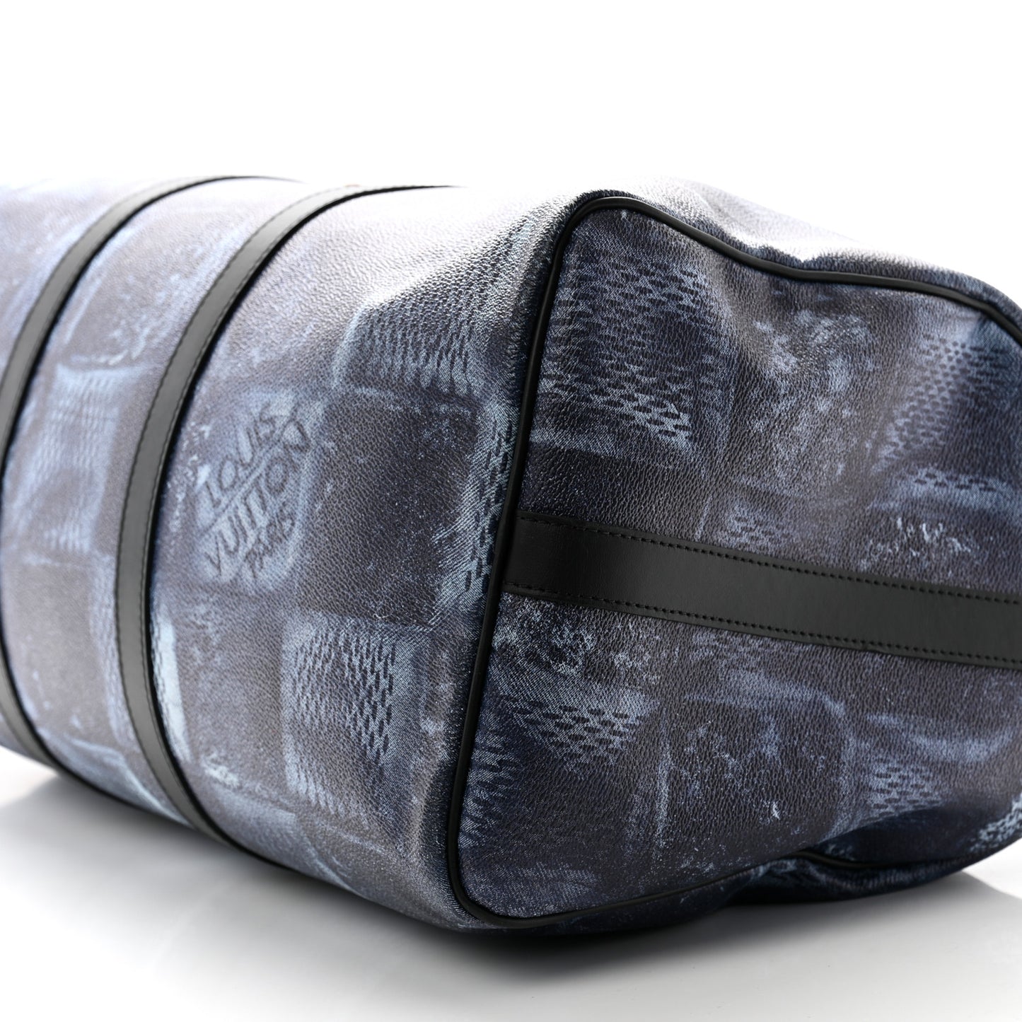 Damier Salt Keepall Bandouliere 50 Ocean Blue