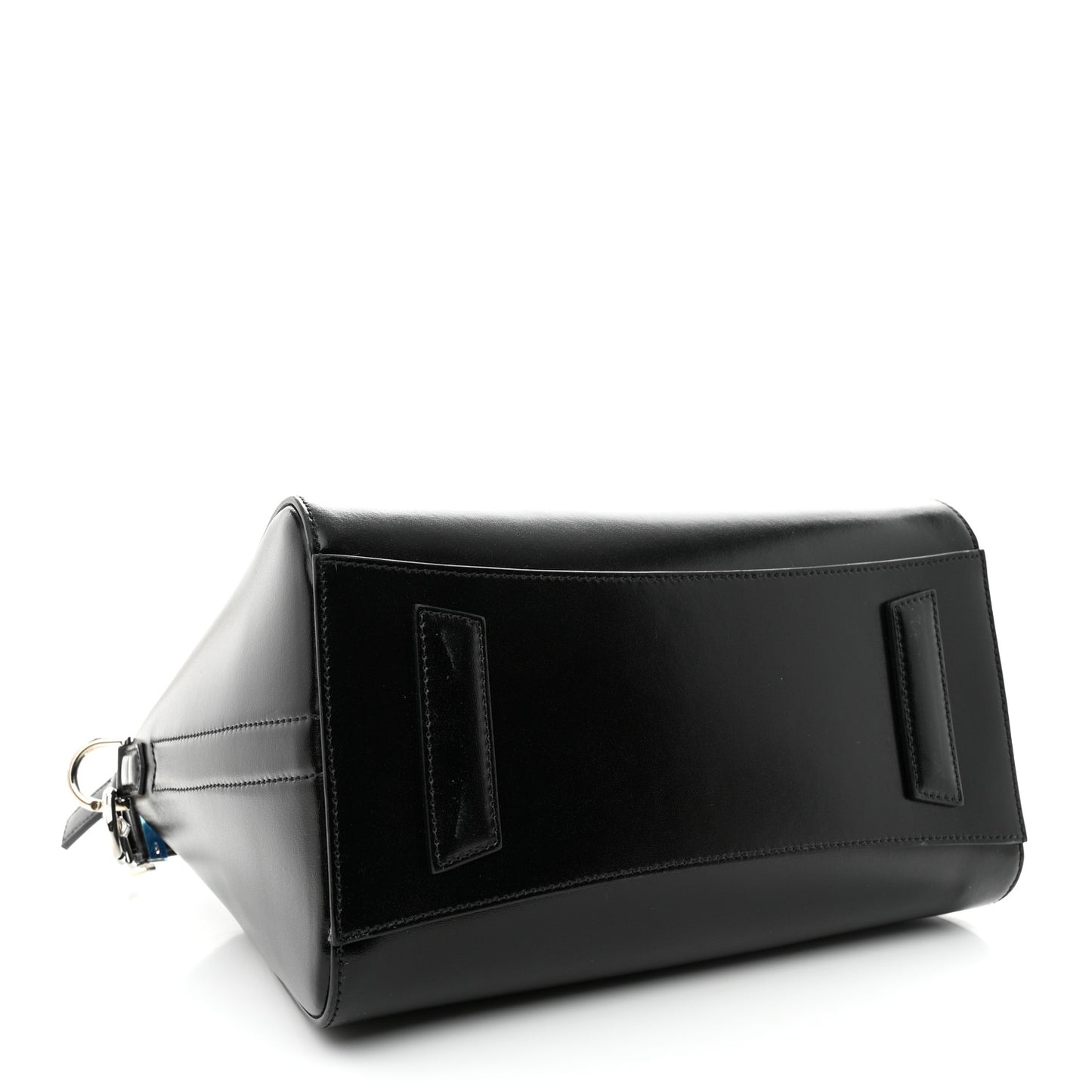Shiny Lord Calfskin Small Antigona Black
