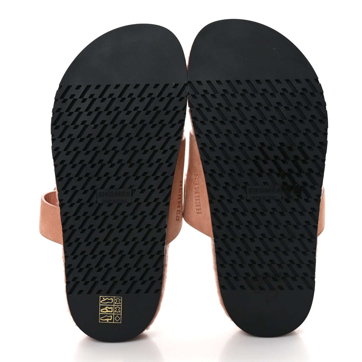 Suede Goatskin Woolskin Womens Chypre Sandals 38 Rose Aube