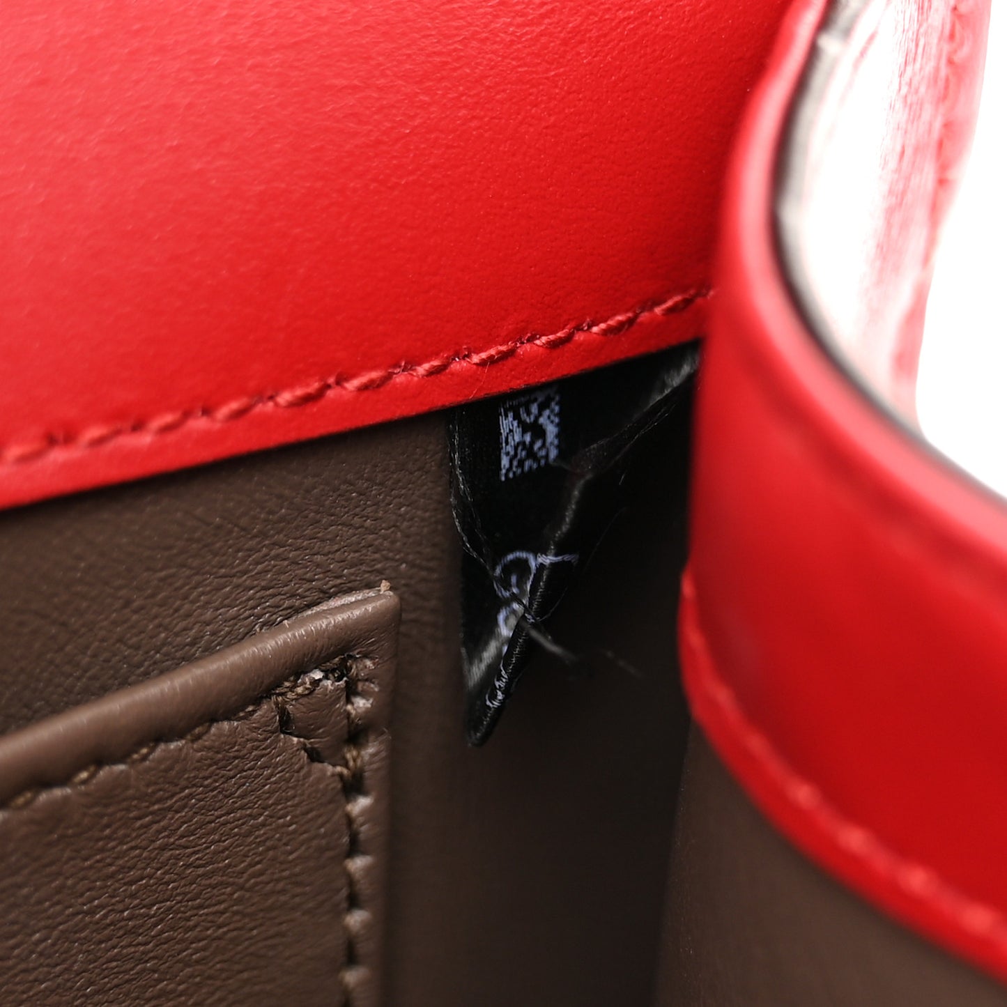 Smooth Calfskin Small Zumi Top Handle Shoulder Bag Hibiscus Red