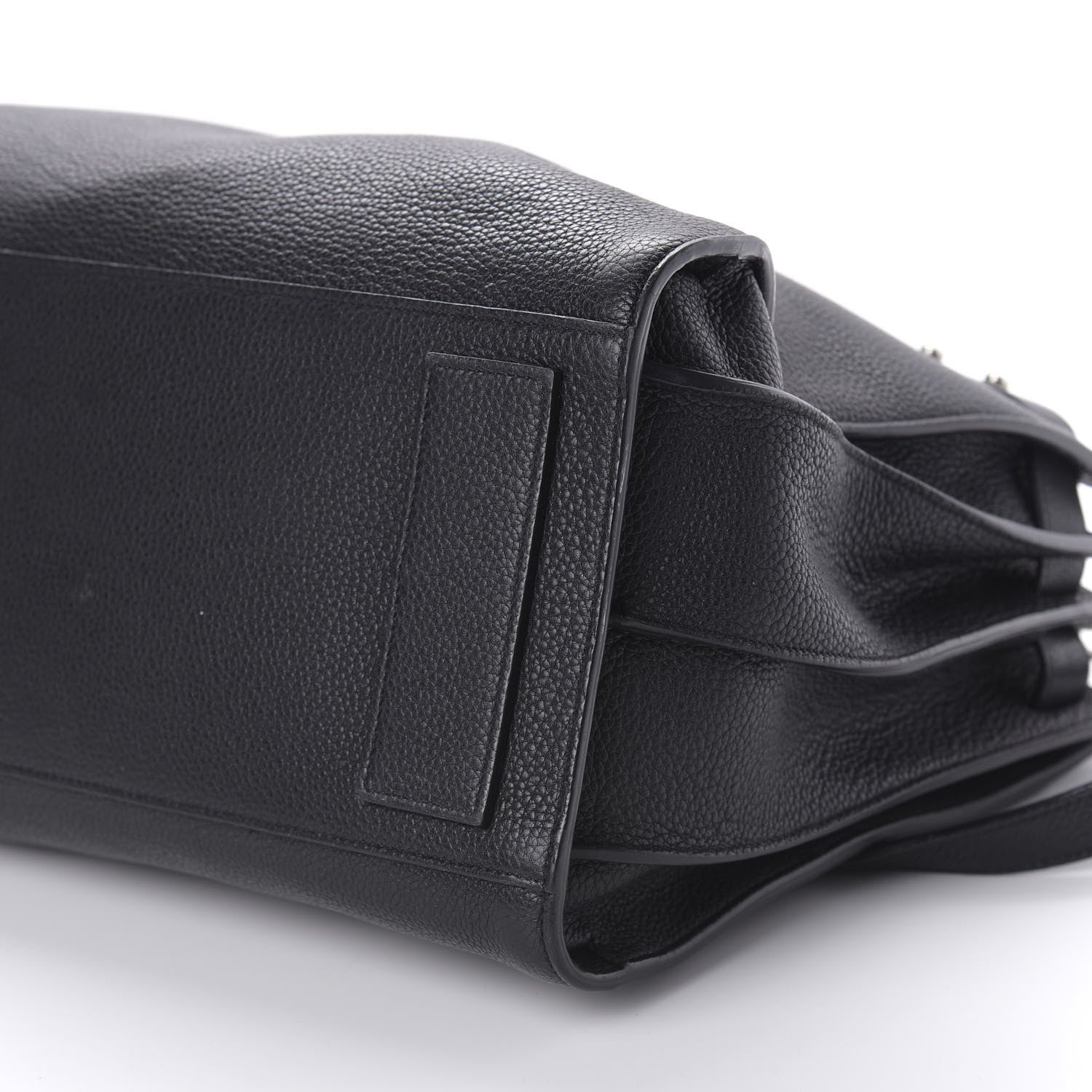 Saint Laurent Grained Calfskin Medium Souple Sac De Jour Black 8 of 13