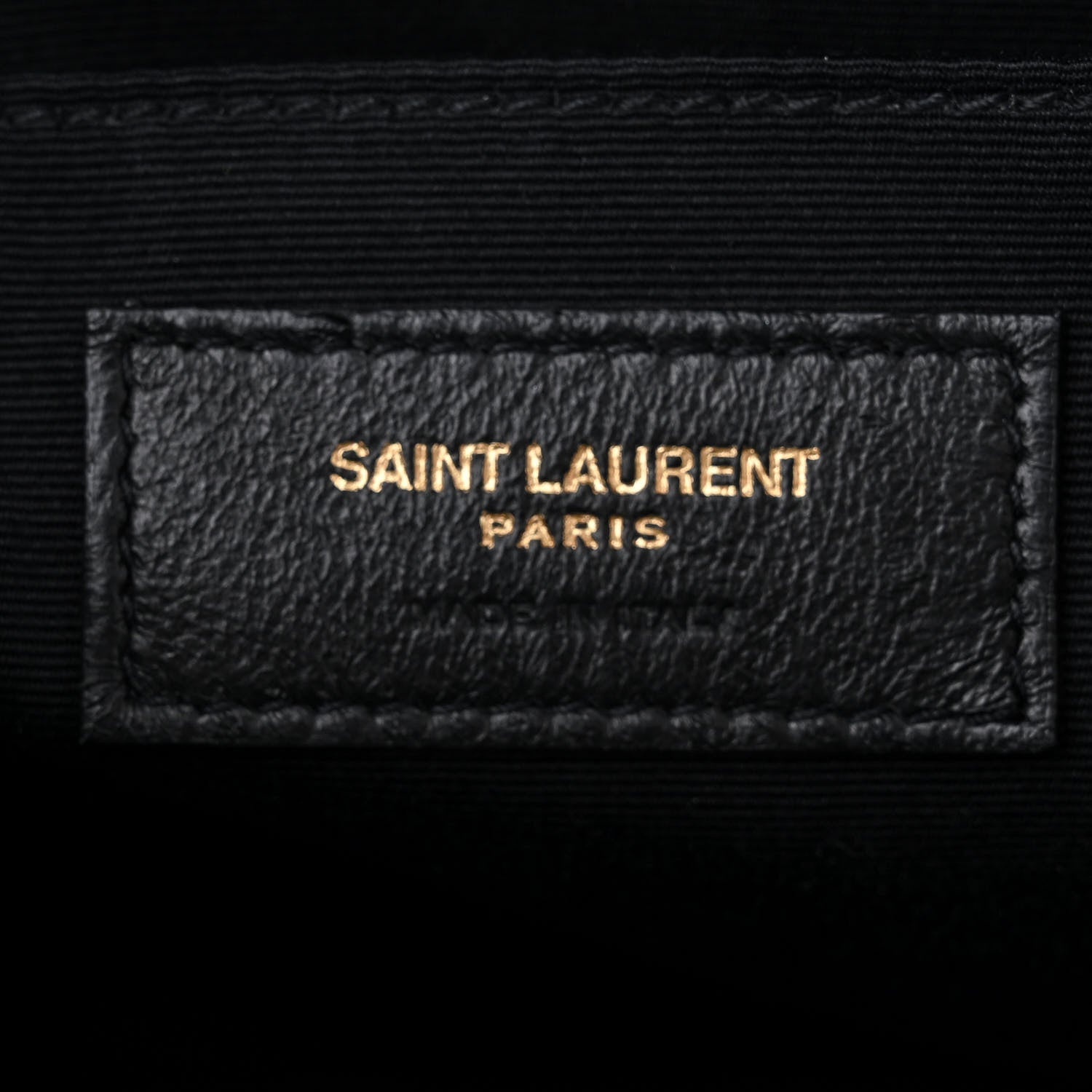 Saint Laurent Calfskin Matelasse Monogram Lou Camera Bag Black 6 of 11