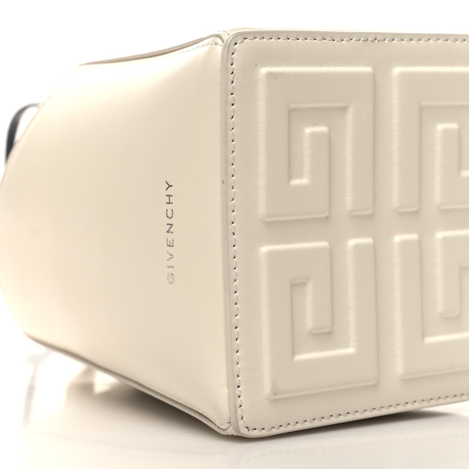 Givenchy Box Calfskin Mini Cut Out Crossbody Bag Ivory 8 of 9