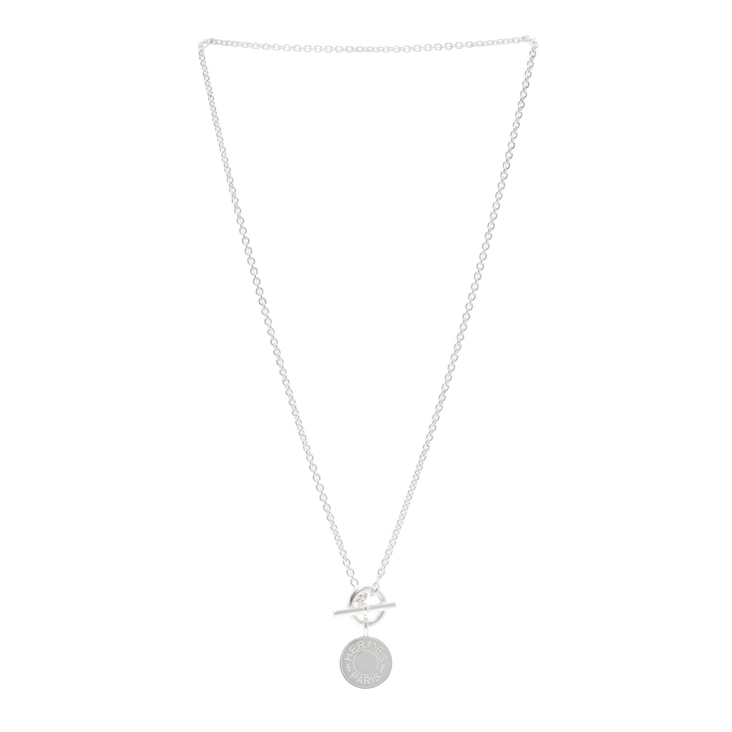 Sterling Silver Amulettes H Confettis Pendant Necklace