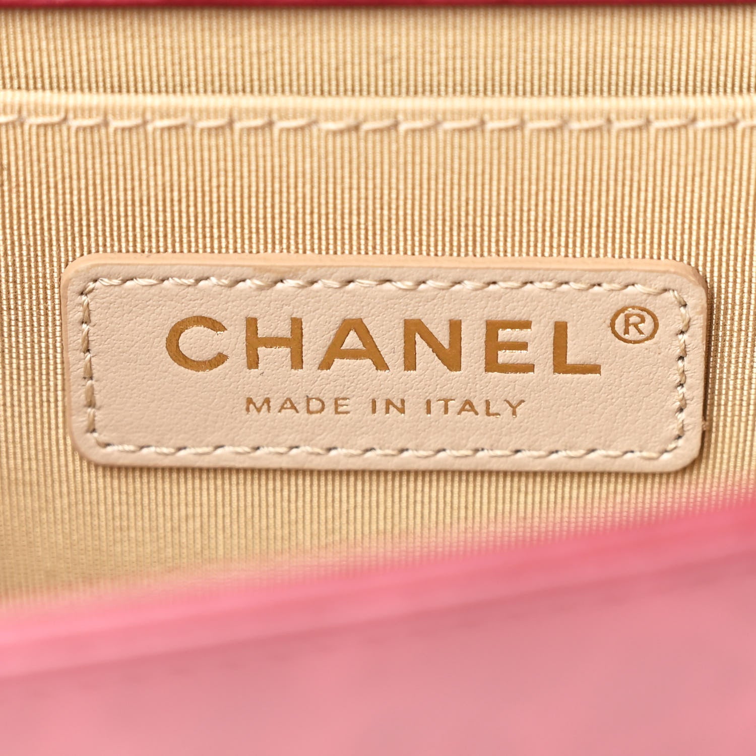 Chanel Crumpled Calfskin Chevron Small Chain Boy Flap Burgundy 6 of 11