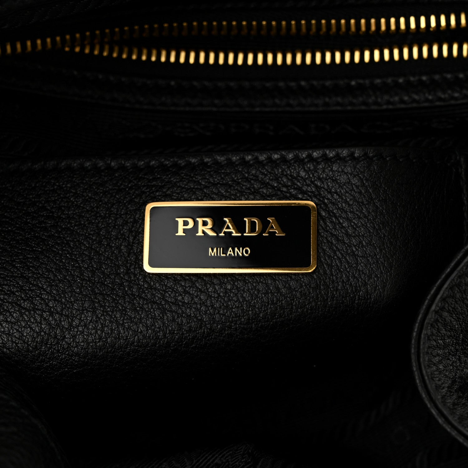 Prada Vitello Daino Backpack Black 6 of 10