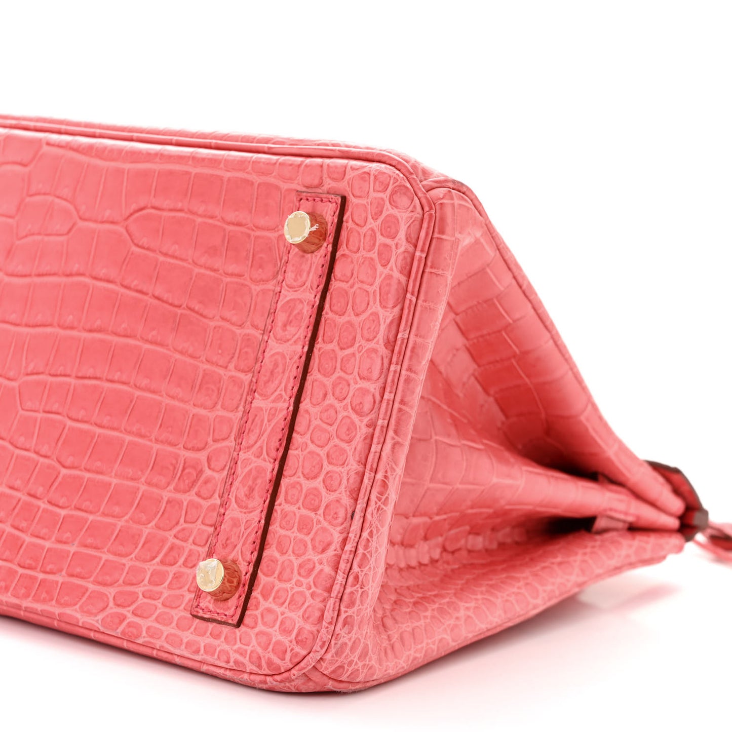 Matte Porosus Crocodile Birkin 30 Bougainvillea