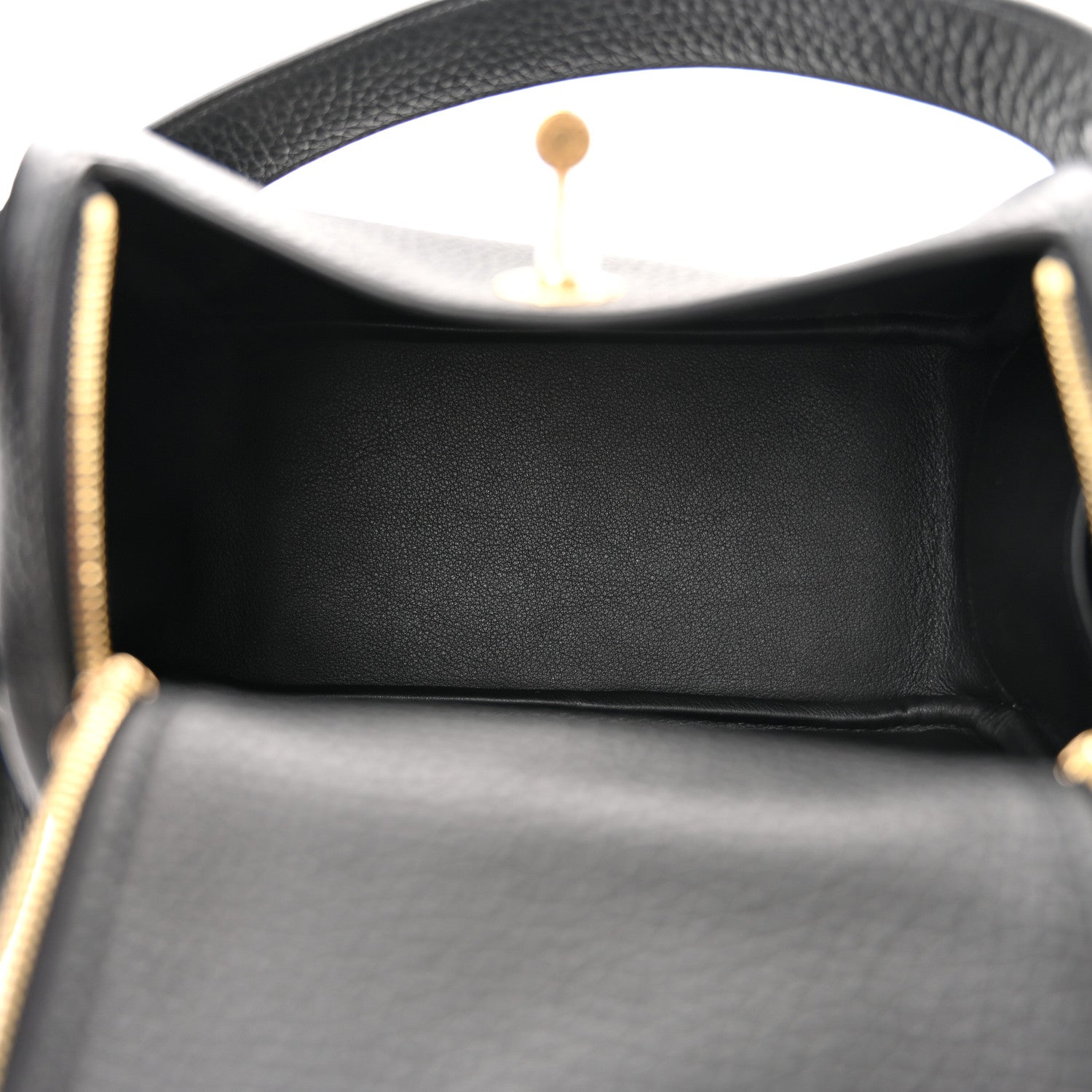 Hermes Taurillon Clemence Mini Lindy 20 Black 5 of 11