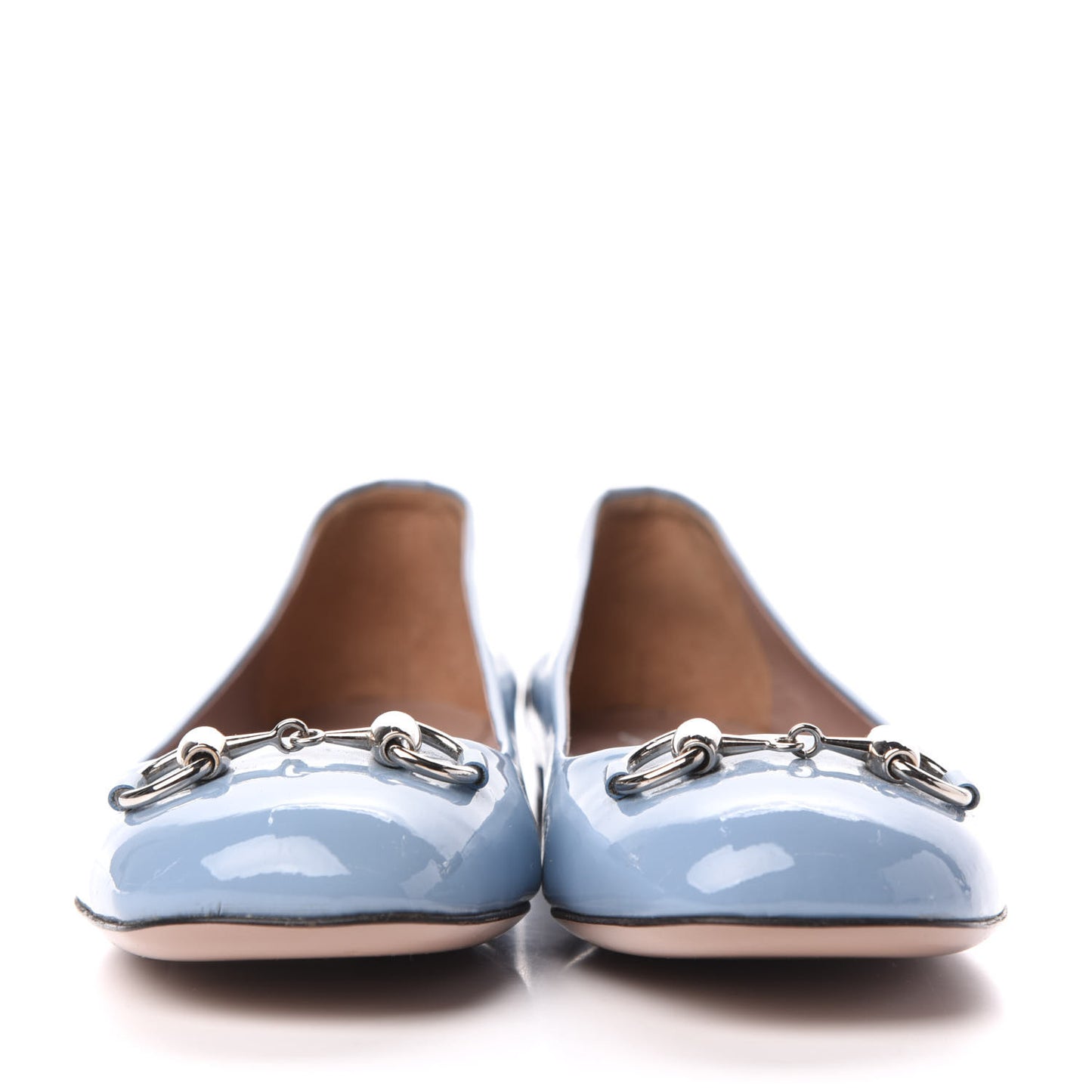 Patent Horsebit Jolene Ballerina Flats 36.5 Blue