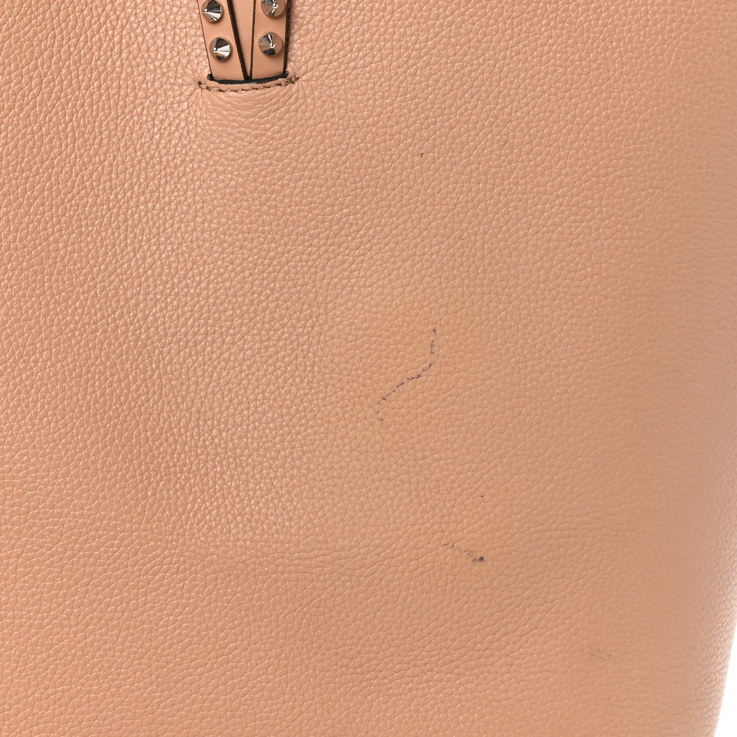 Christian Louboutin Calfskin Empire Spikes East West Cabata Tote Nude 13 of 13